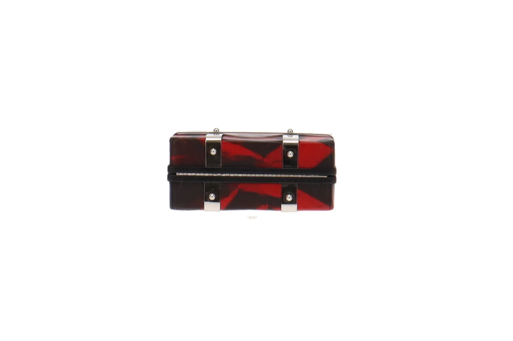 Alexander McQueen Rose Print Box Bag - Image 7