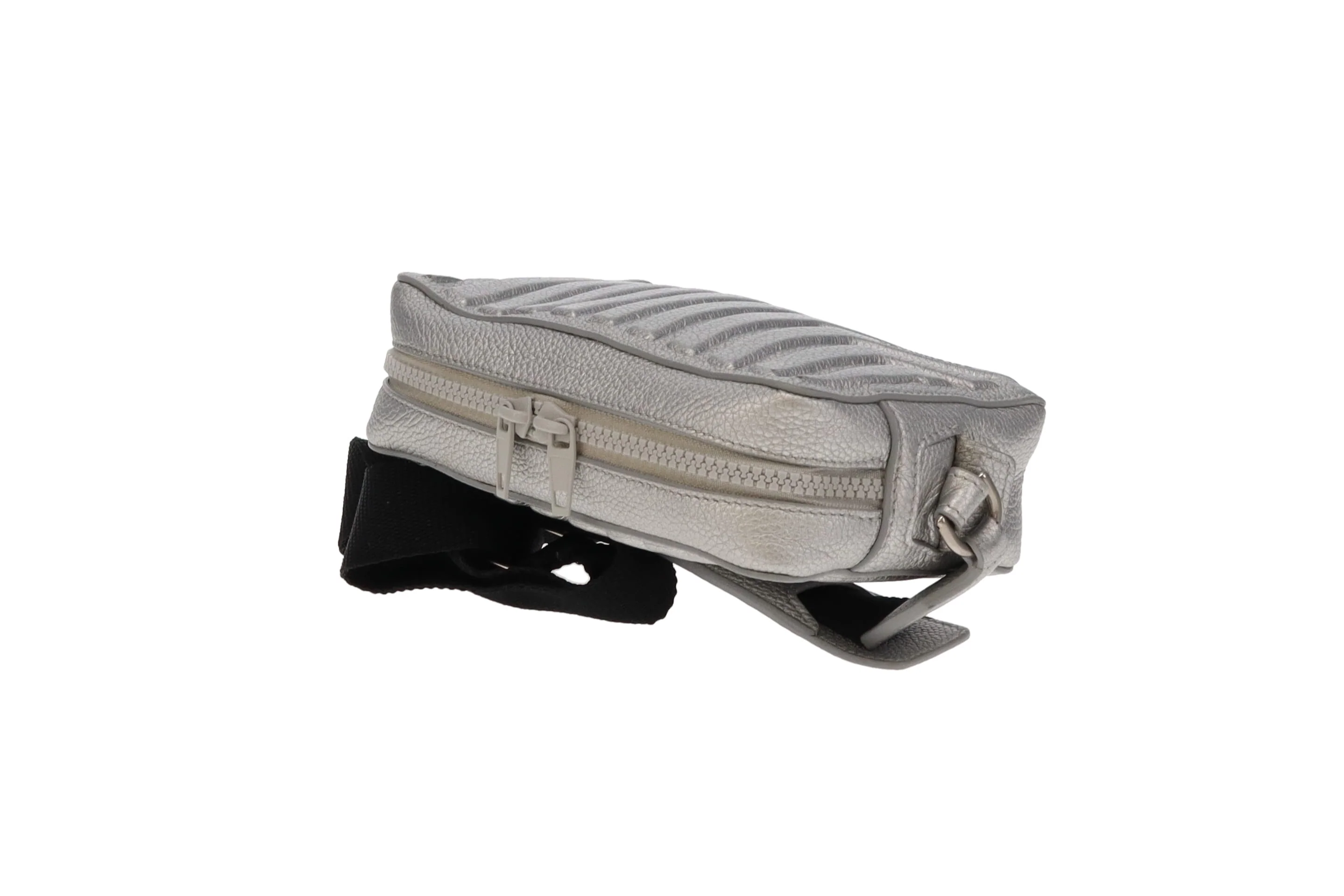 Balenciaga Silver Leather Car Camera Bag - Image 12