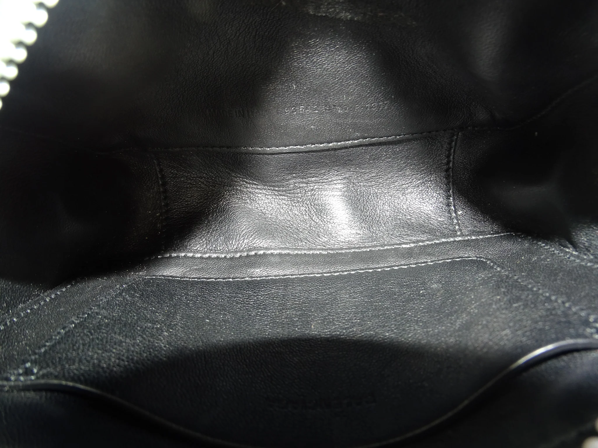 Balenciaga Silver Leather Car Camera Bag - Image 13