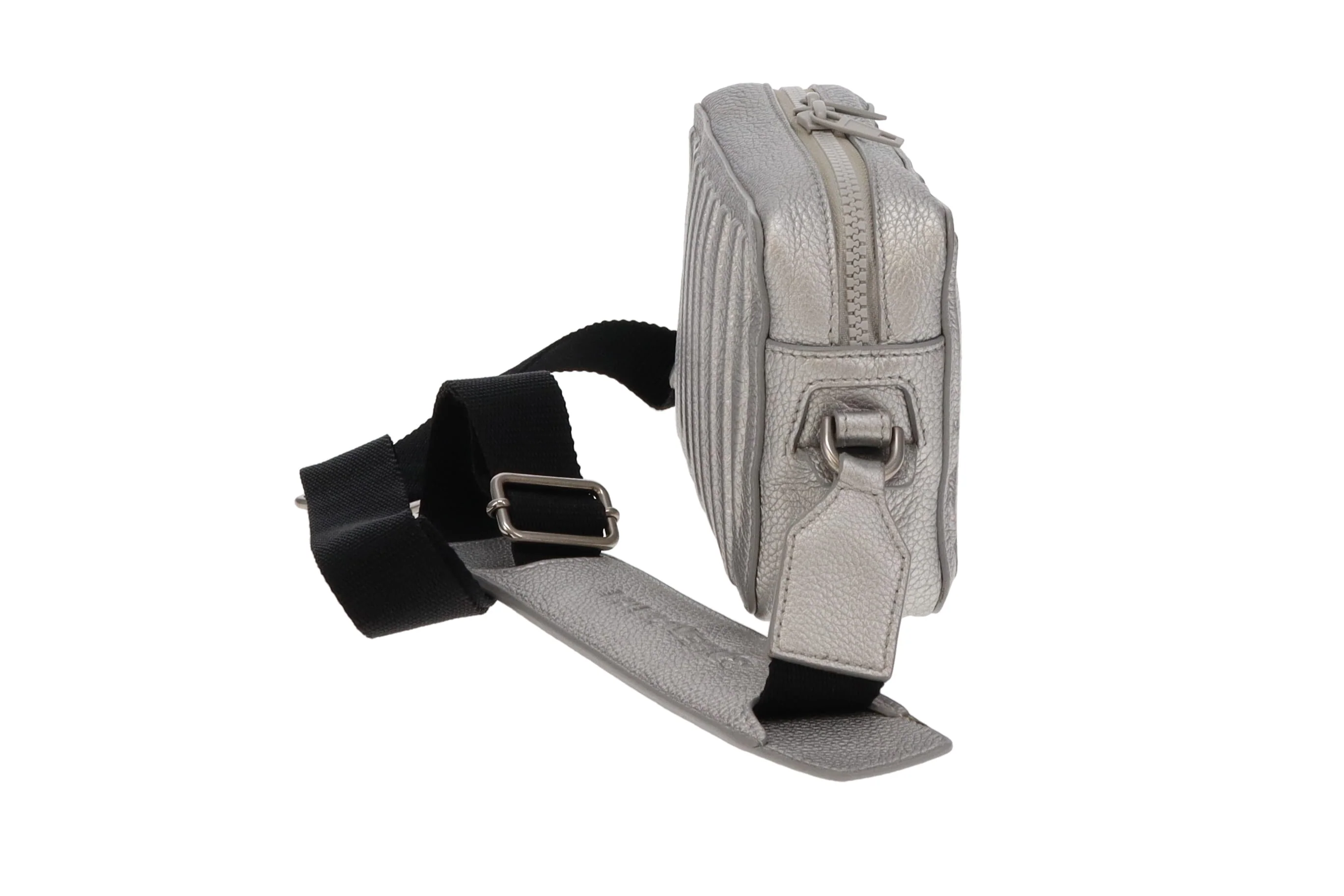 Balenciaga Silver Leather Car Camera Bag - Image 6