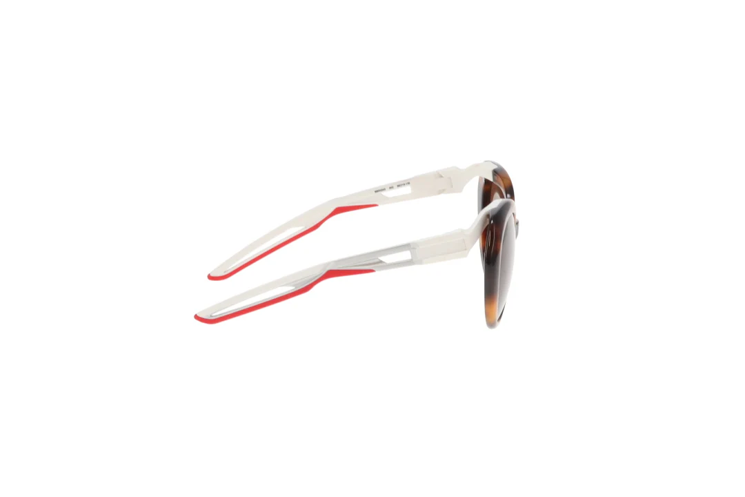 Balenciaga Tortoise Round Lens Hybrid Sunglasses BB0024S - Image 5
