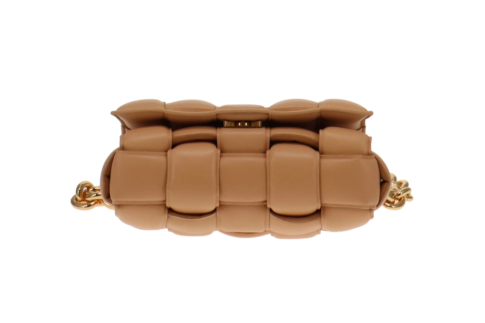Bottega Veneta Almond Leather Padded Chain Cassette - Image 4