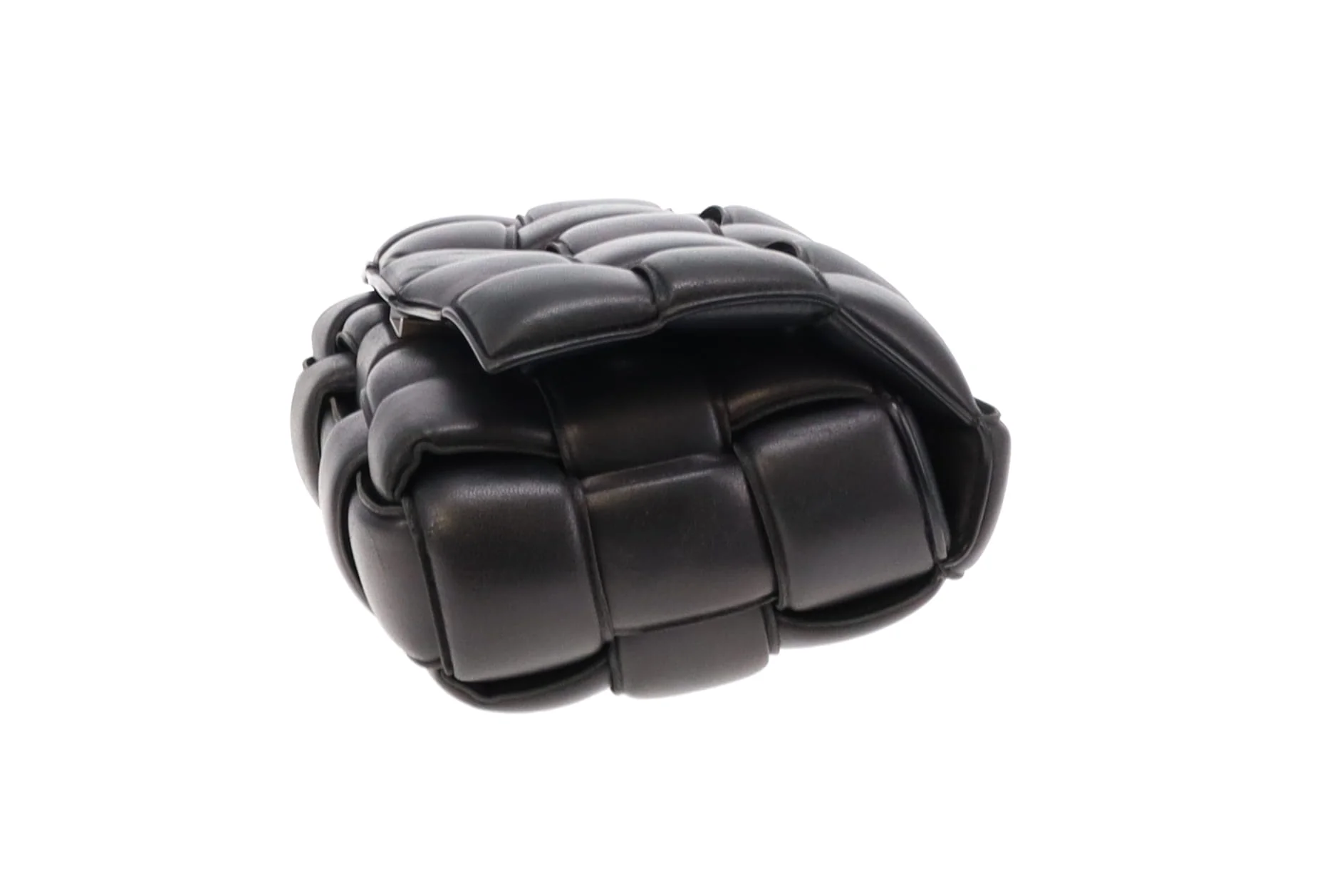 Bottega Veneta Black Padded Cassette Intrecciato Leather - Image 11