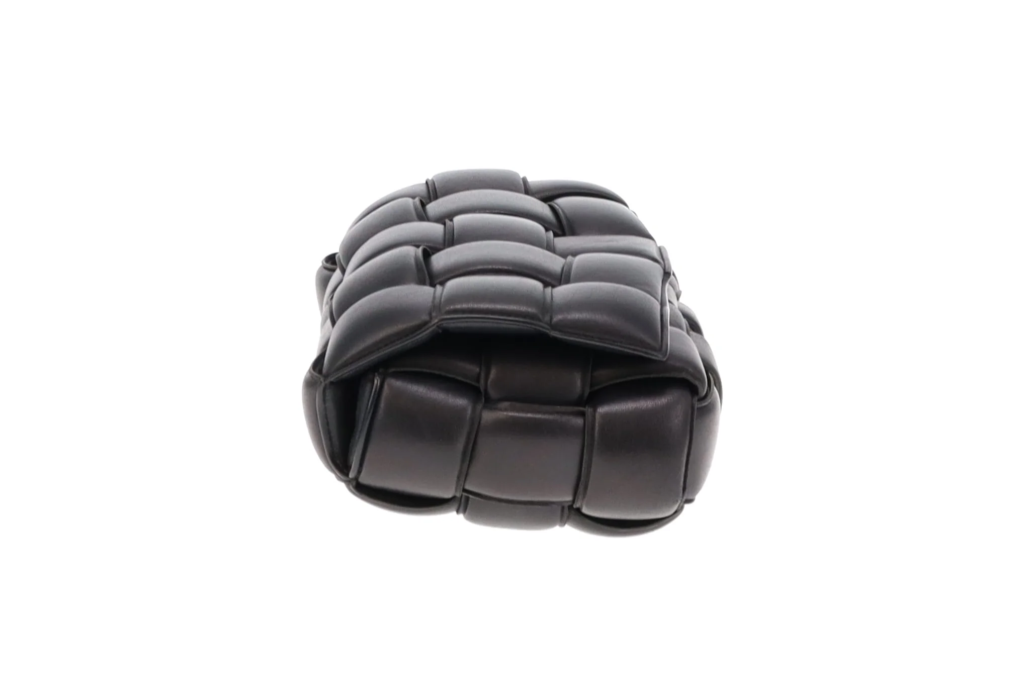 Bottega Veneta Black Padded Cassette Intrecciato Leather - Image 7
