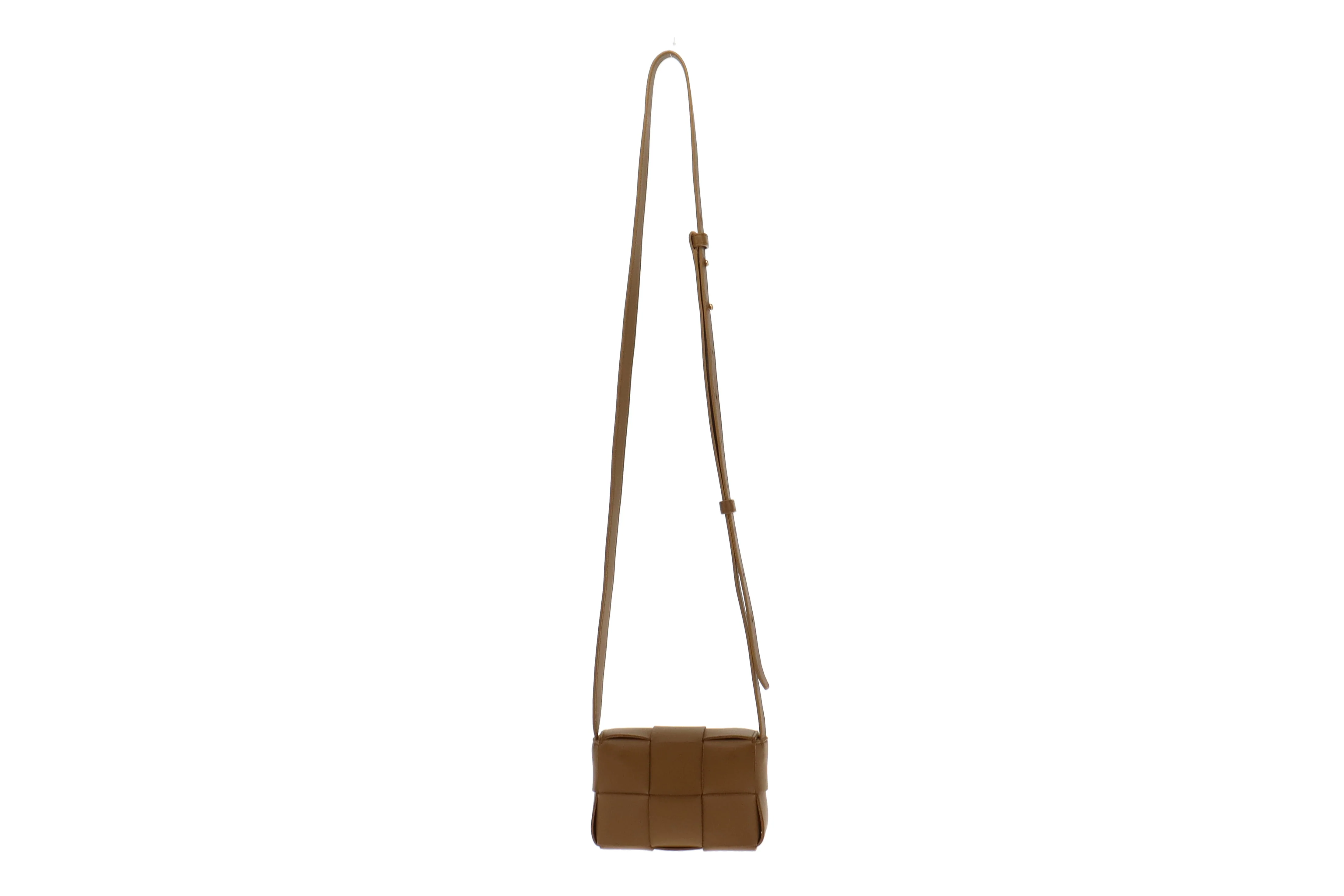 Bottega Veneta Caramel Mini Intreccio Leather Candy Cassette - Image 7