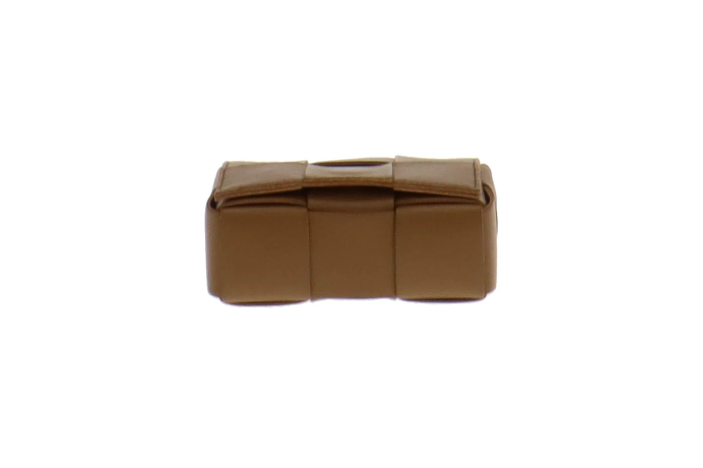 Bottega Veneta Caramel Mini Intreccio Leather Candy Cassette - Image 9