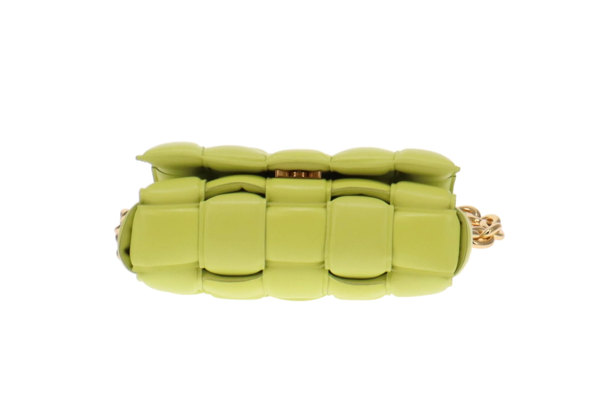 Bottega Veneta Lime Lambskin Padded Chain Cassette RRP €4200 - Image 9