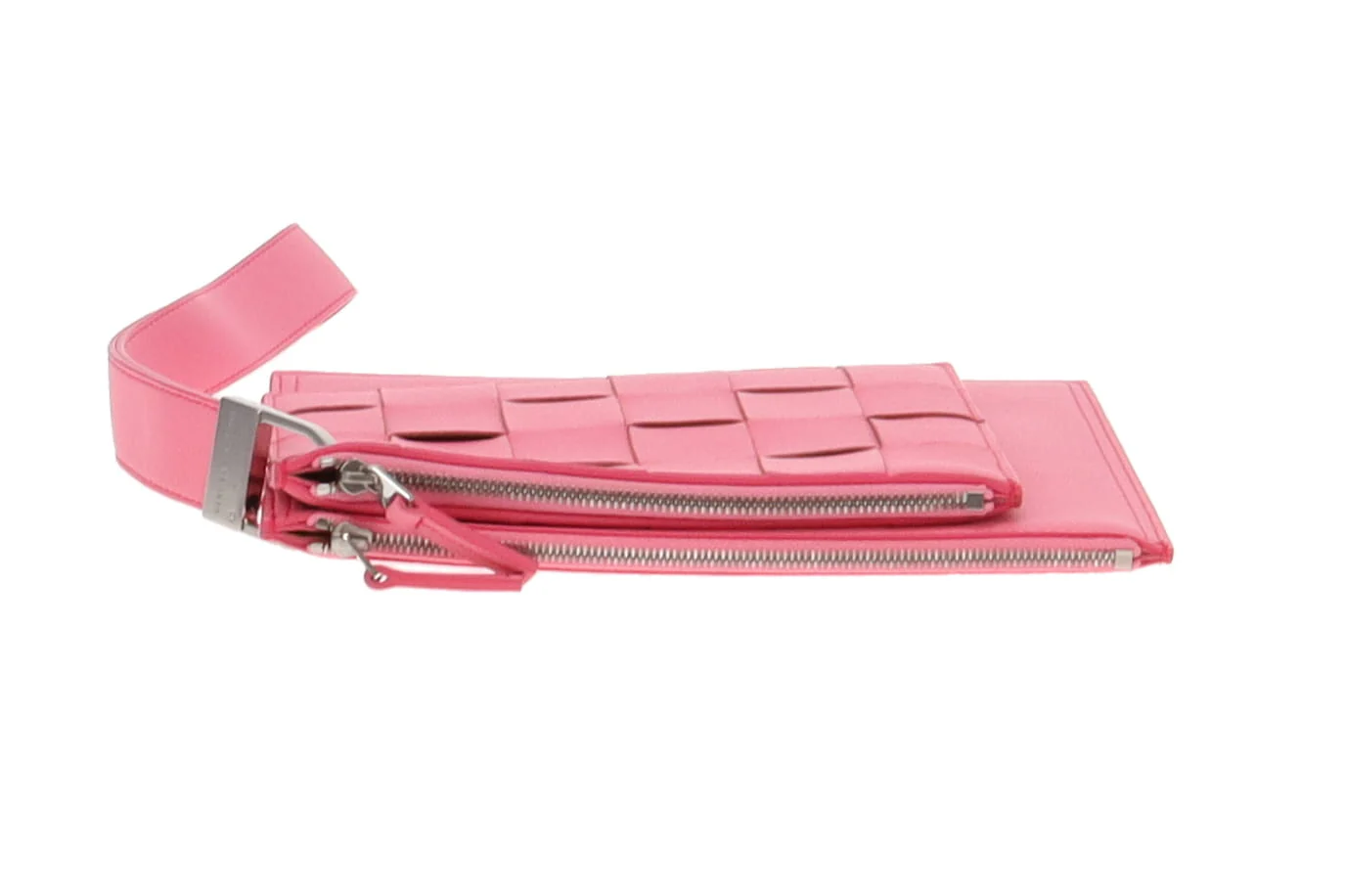 Bottega Veneta Maxi Intrecciato Pouch Rosa - Image 6