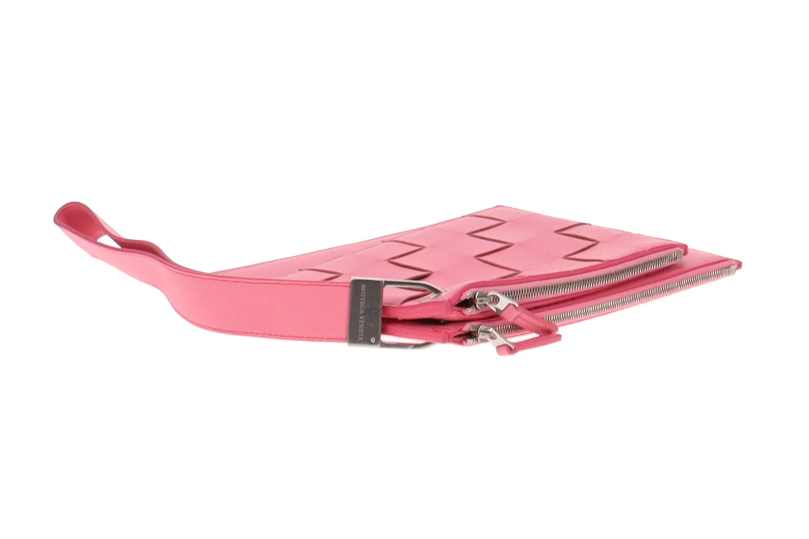 Bottega Veneta Maxi Intrecciato Pouch Rosa - Image 7