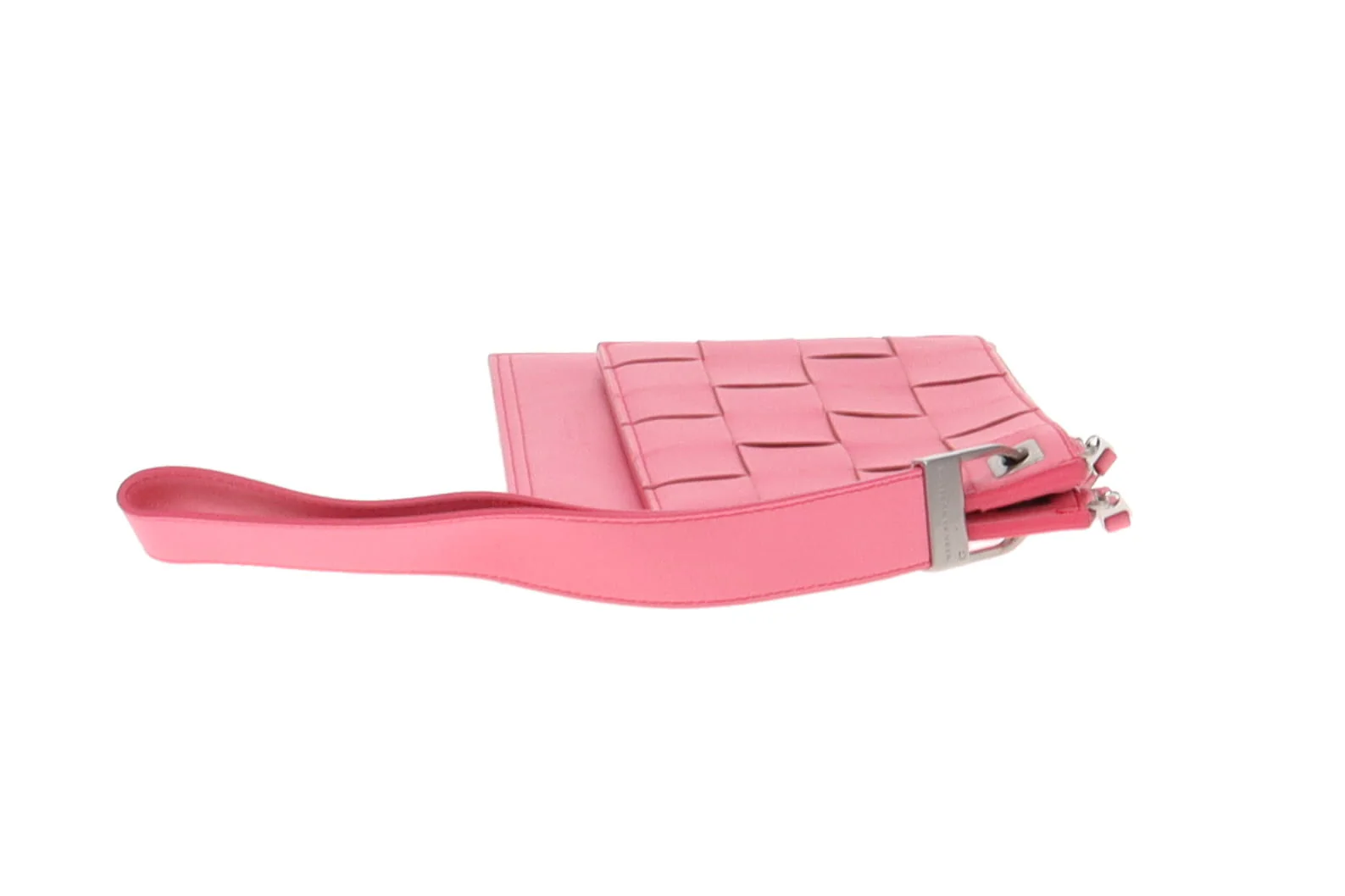 Bottega Veneta Maxi Intrecciato Pouch Rosa - Image 8