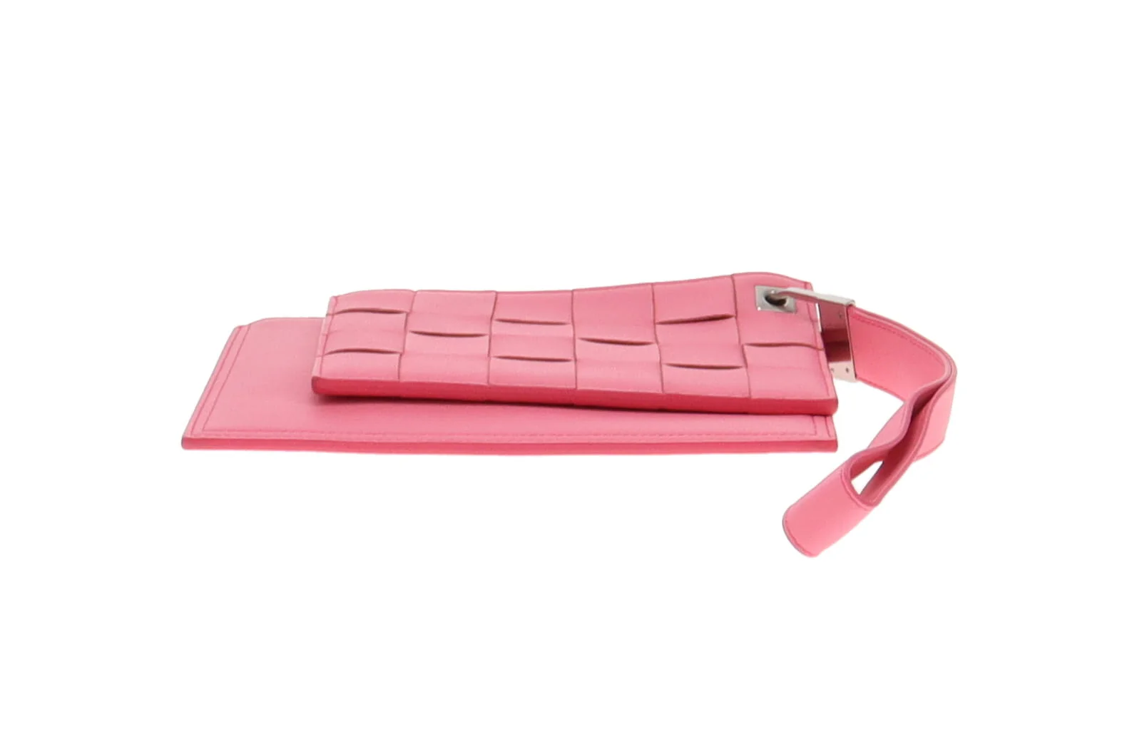 Bottega Veneta Maxi Intrecciato Pouch Rosa - Image 9