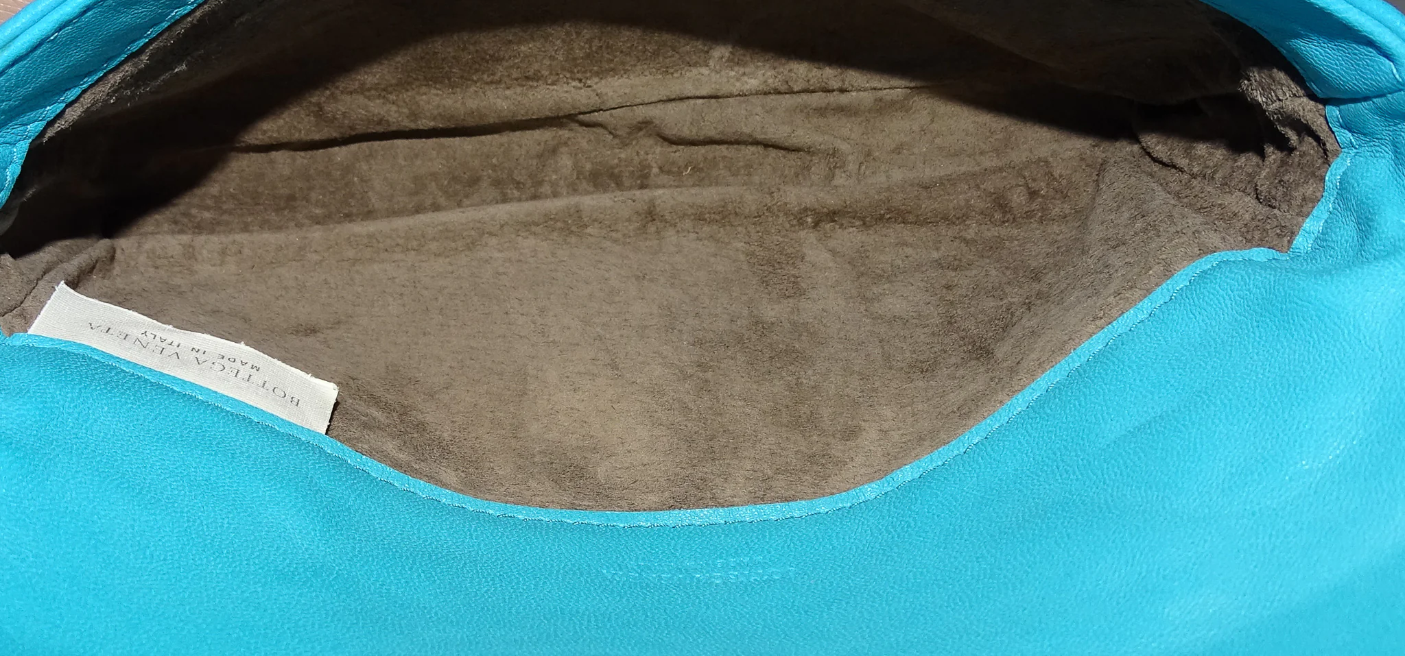 Bottega Veneta Turquoise Intrecciato Clutch - Image 9