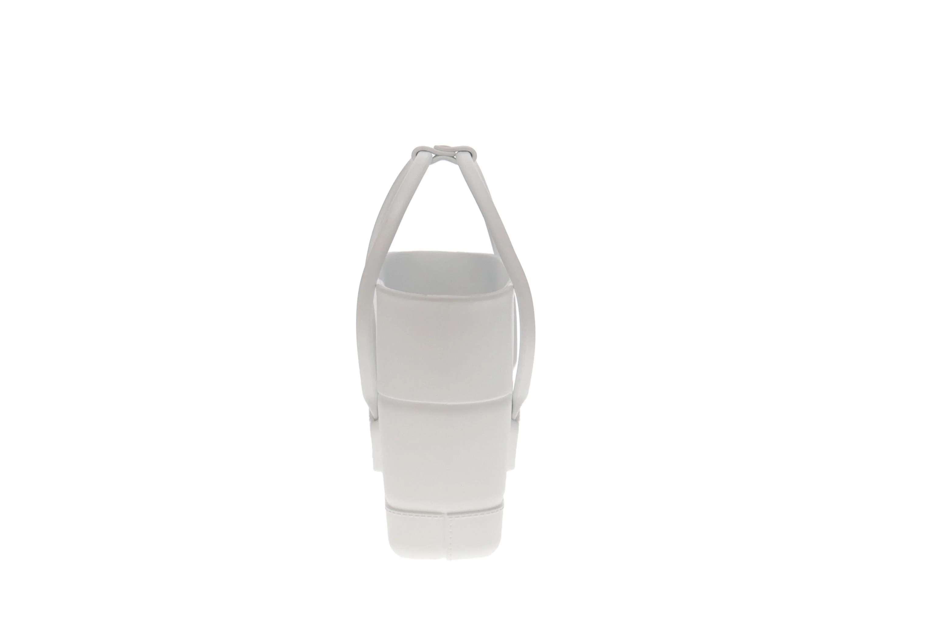 Bottega Veneta White Rubber Mini Acro Tote - Image 4
