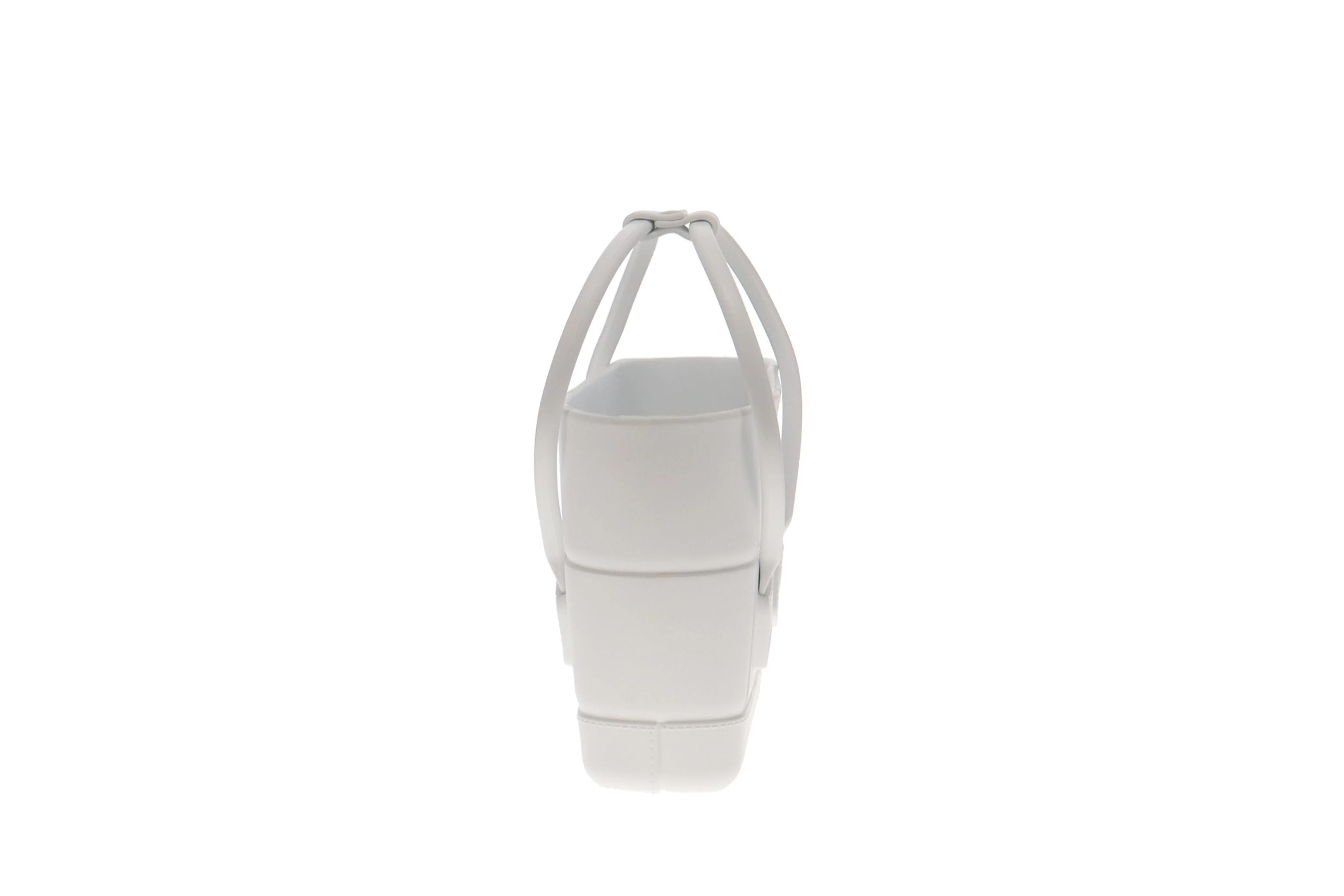 Bottega Veneta White Rubber Mini Acro Tote - Image 6