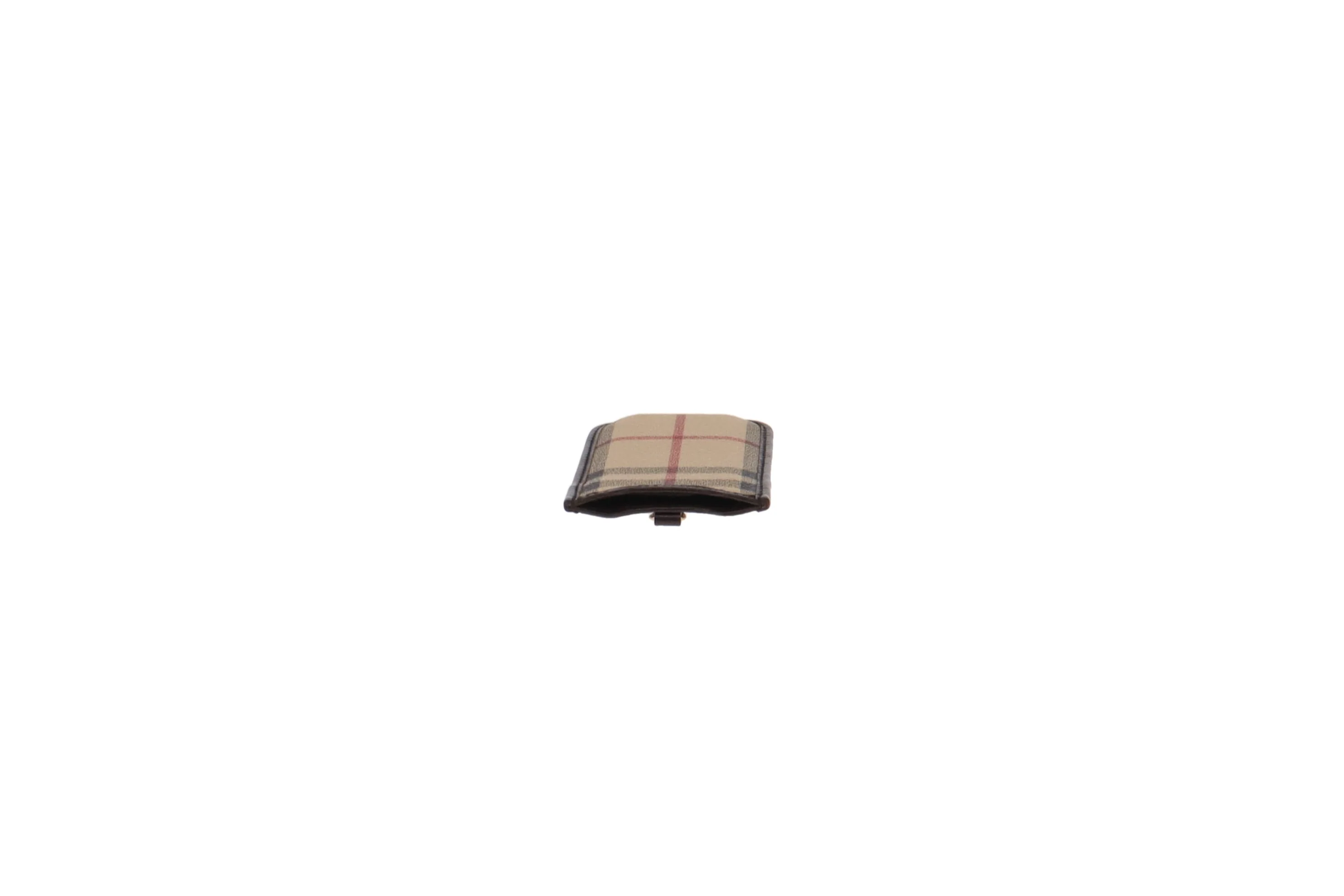 Burberry House Check Coated Canvas Vintage Phone Holder - Image 4