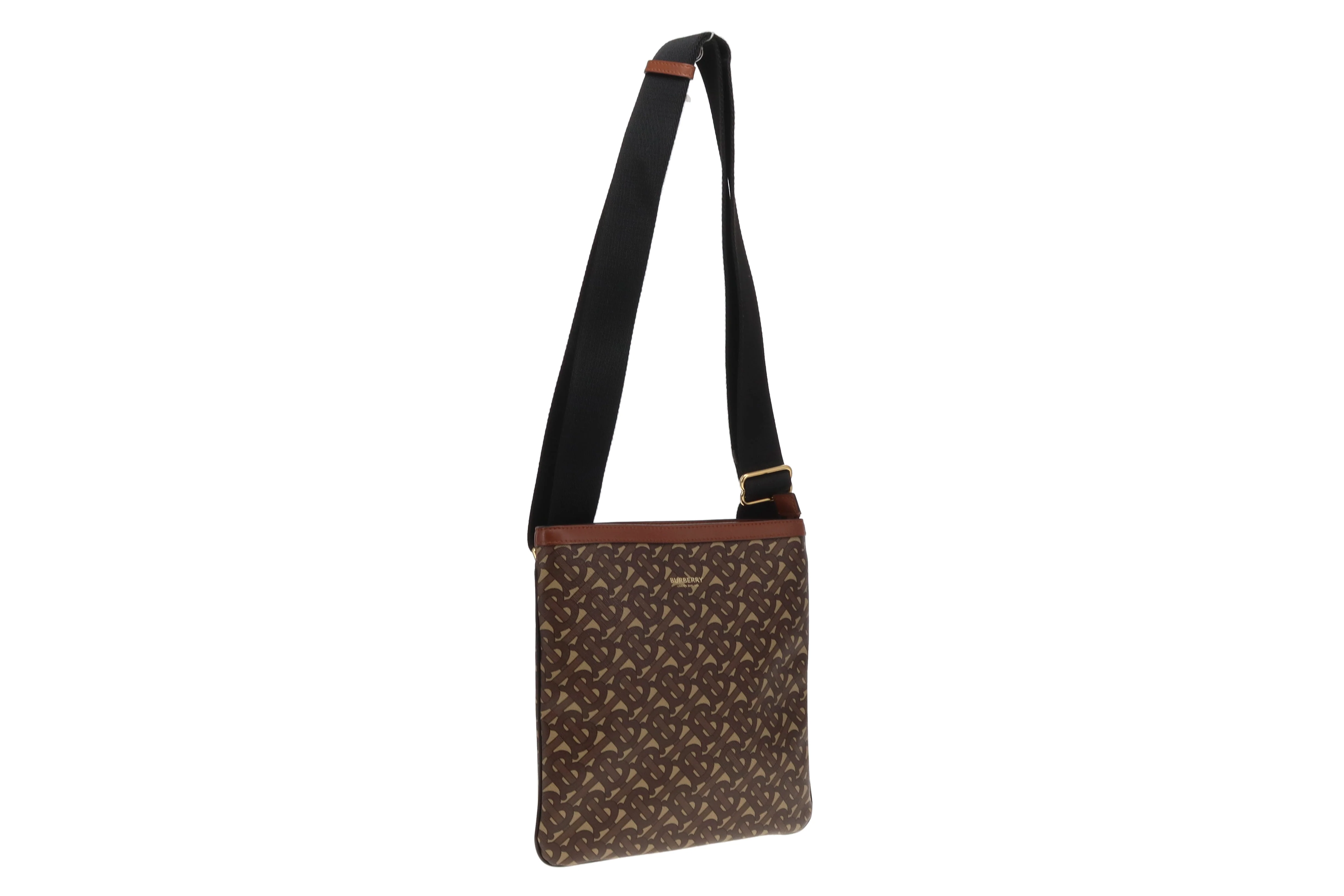 Burberry London TB Monogram Zip Messenger - Image 11