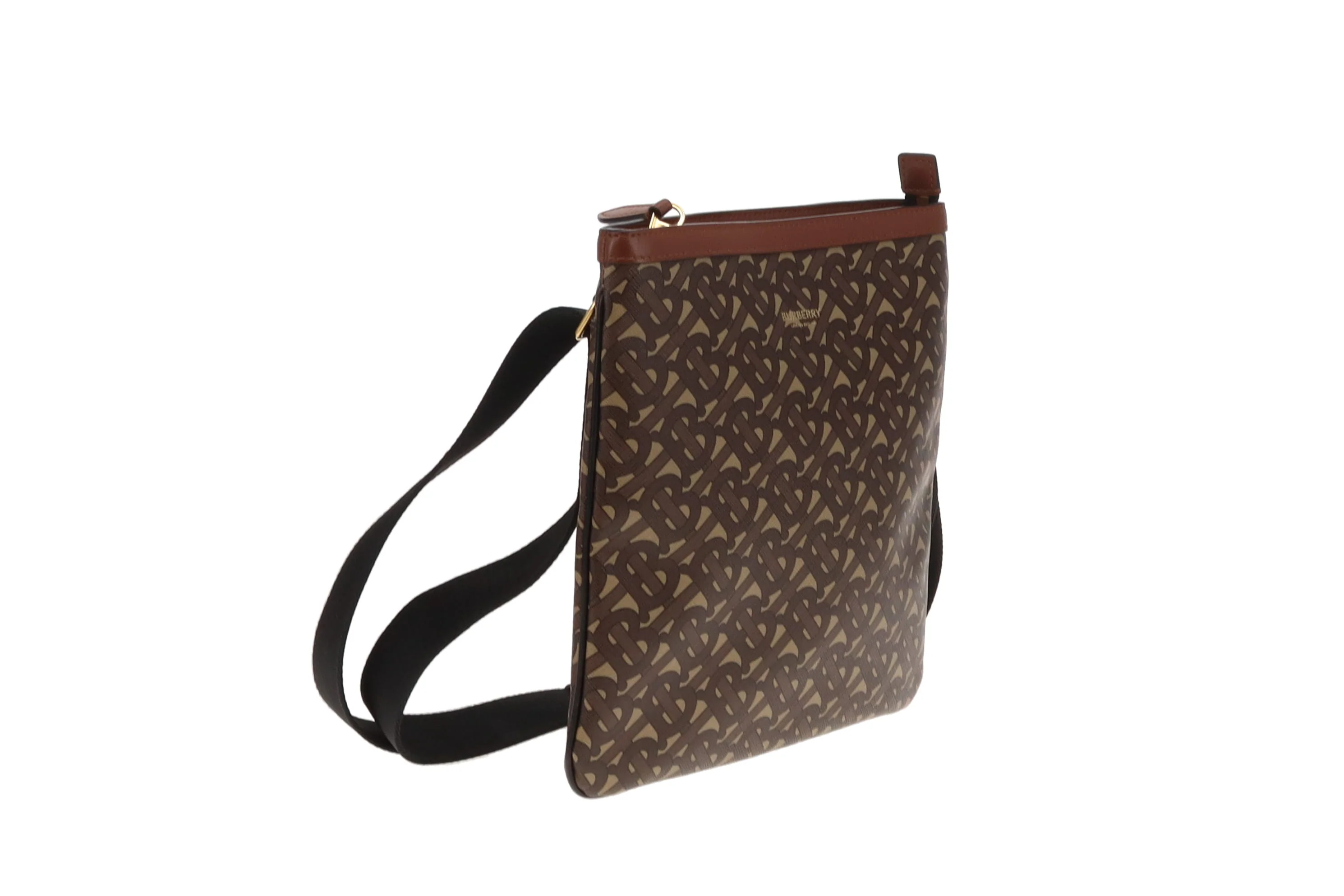 Burberry London TB Monogram Zip Messenger - Image 3