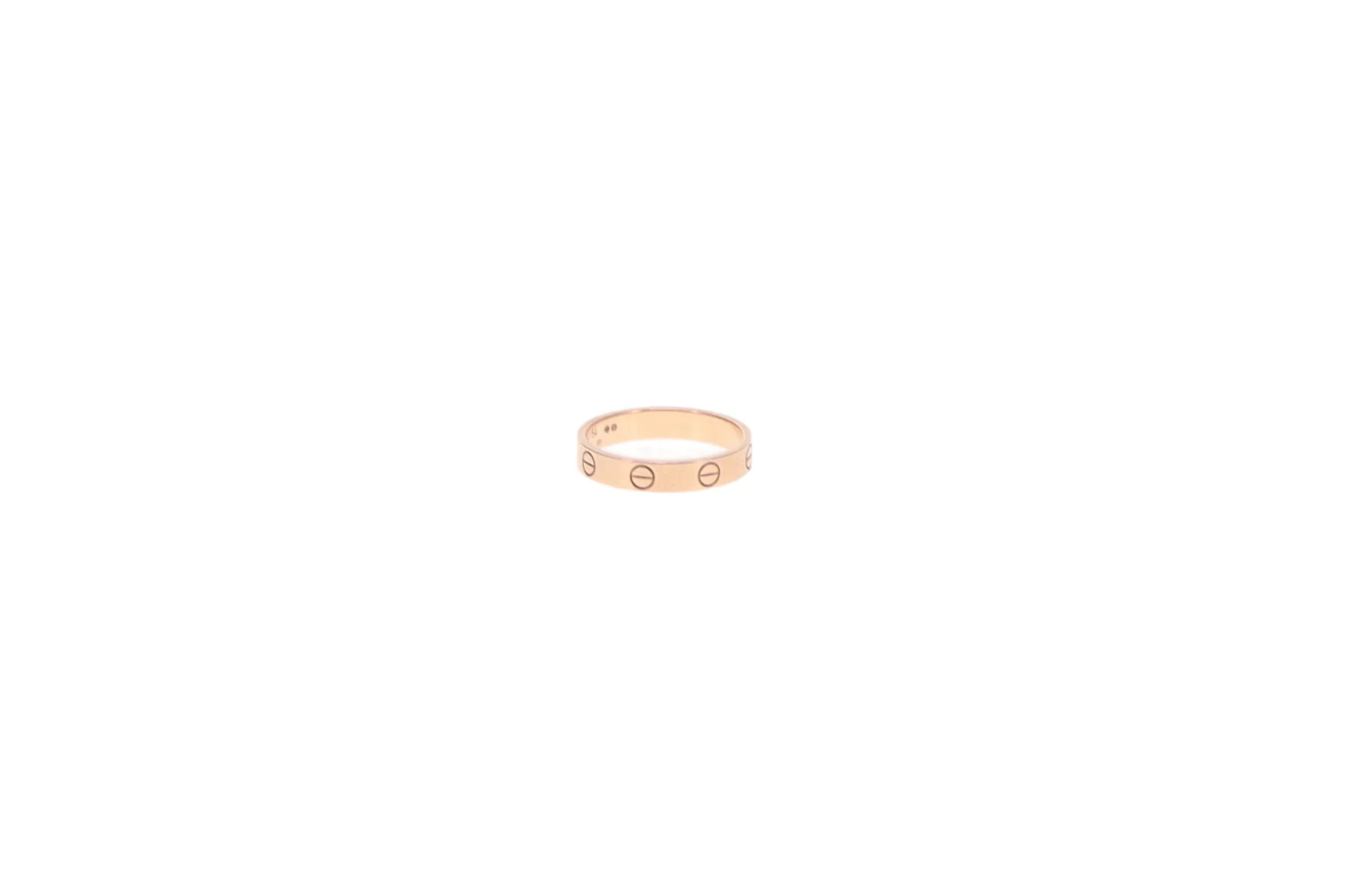 Cartier Love Ring Small Model 18k Rose Gold size 54 - Image 4