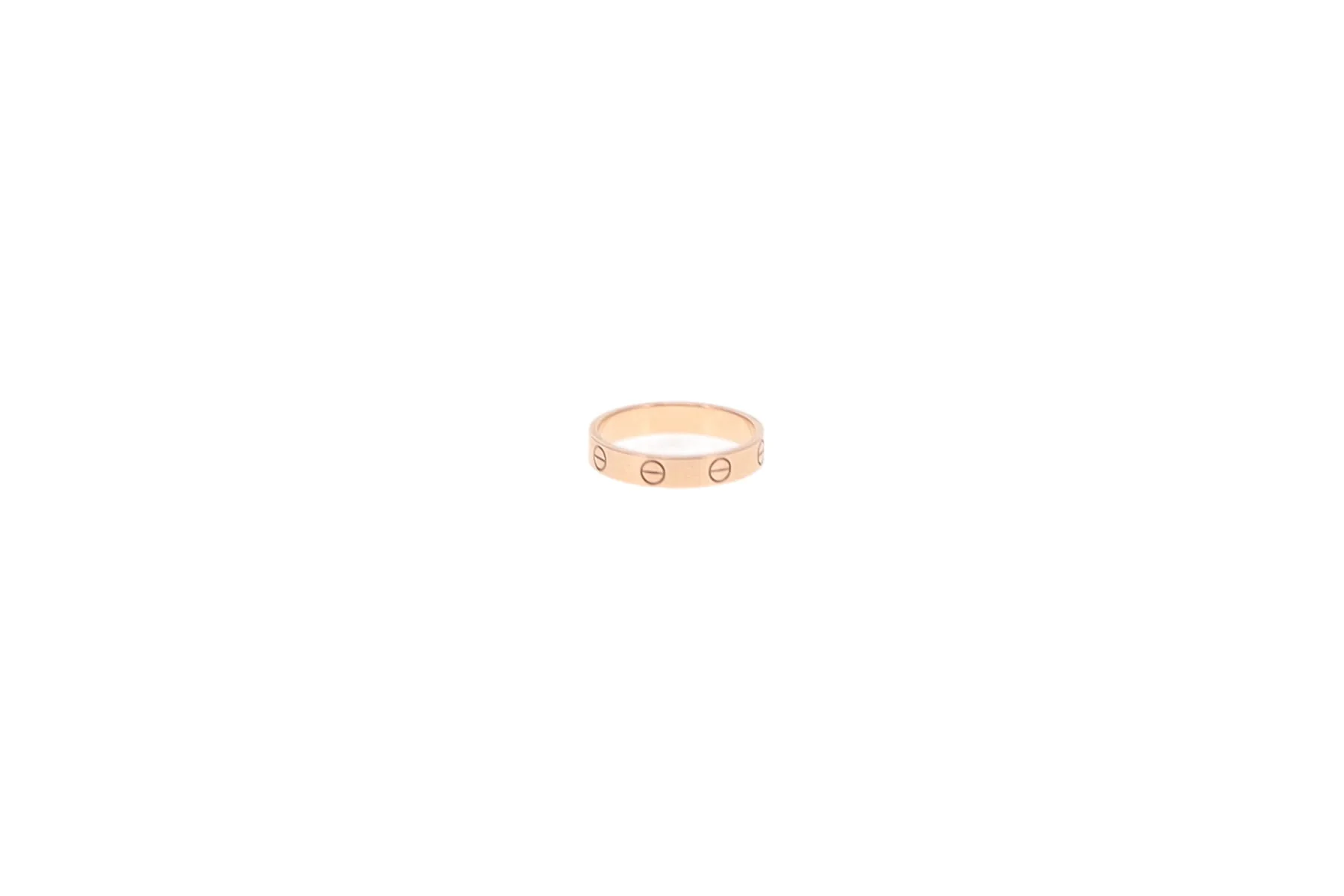 Cartier Love Ring Small Model 18k Rose Gold size 54 - Image 5