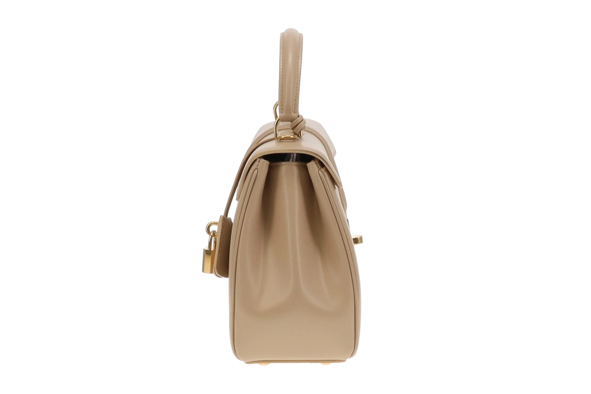 Celine Beige Small 16 Bag In Satiny Calfskin Beige - Image 4
