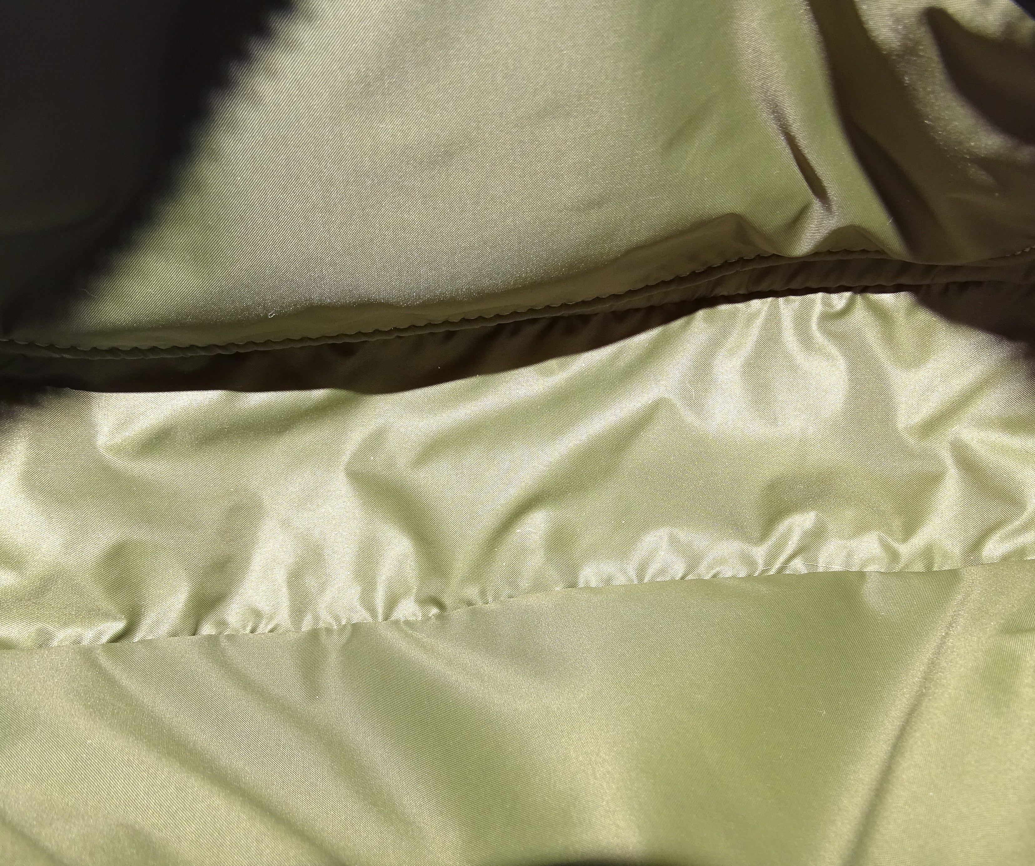 Celine Khaki Nylon Ava Shoulder Bag with Logo Strap - Image 11