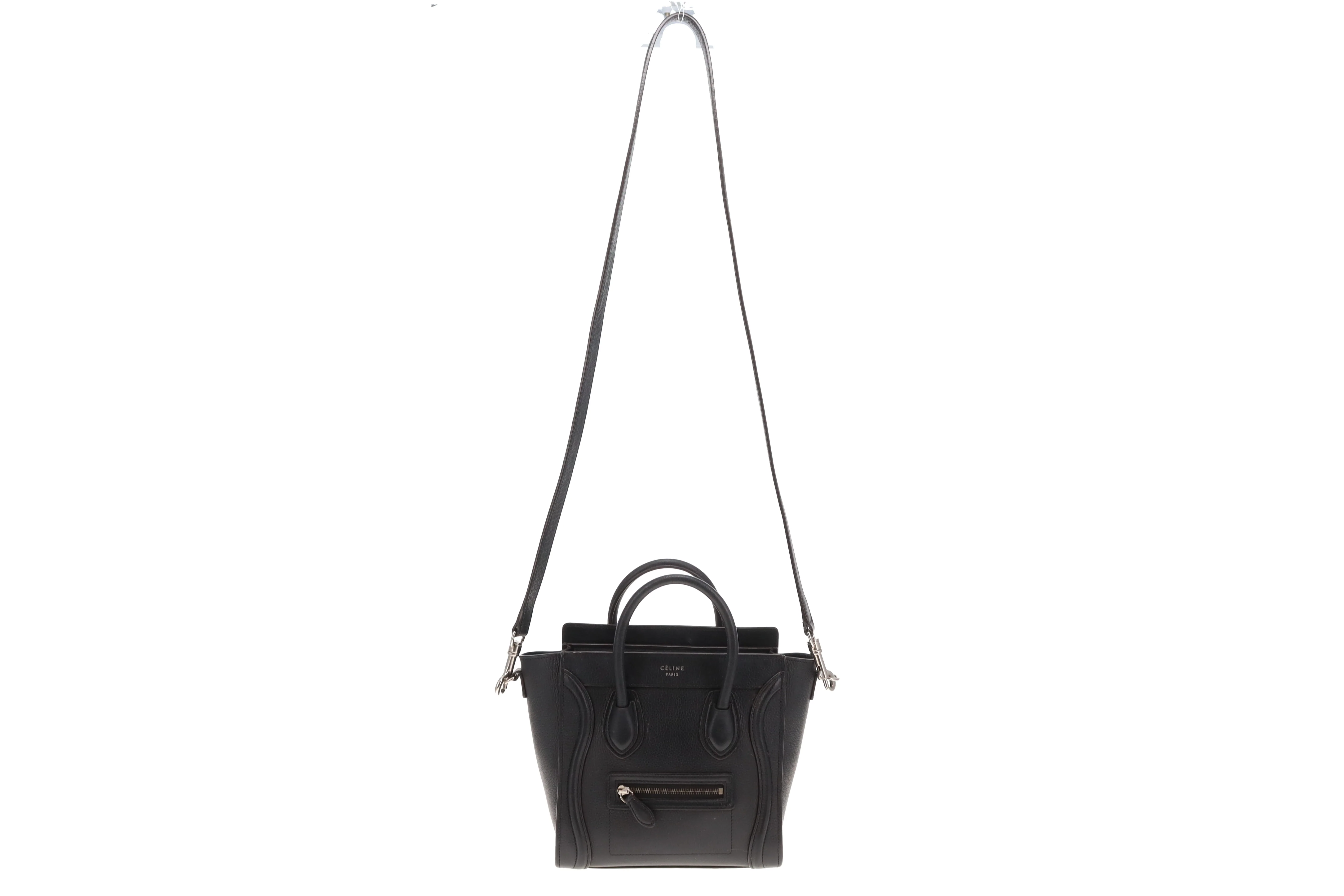 Celine Luggage Bag Nano Black - Image 3