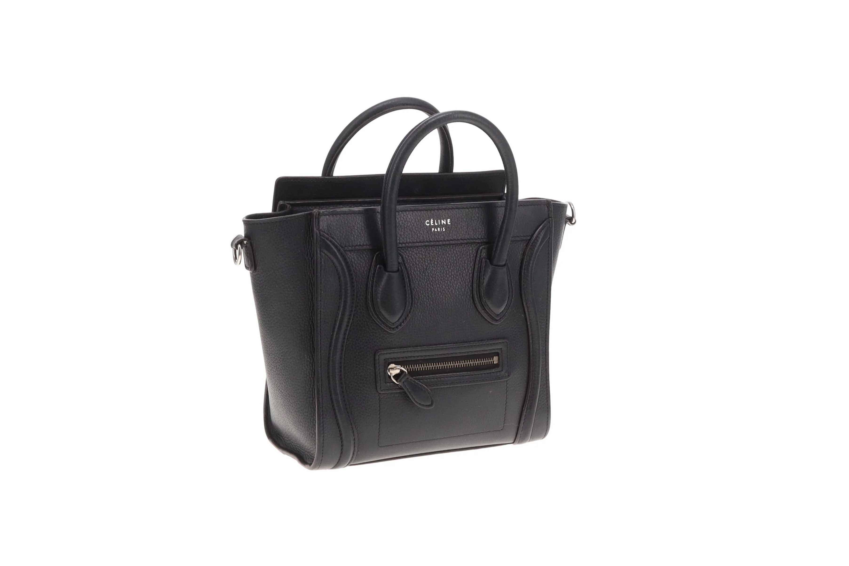 Celine Luggage Bag Nano Black - Image 4