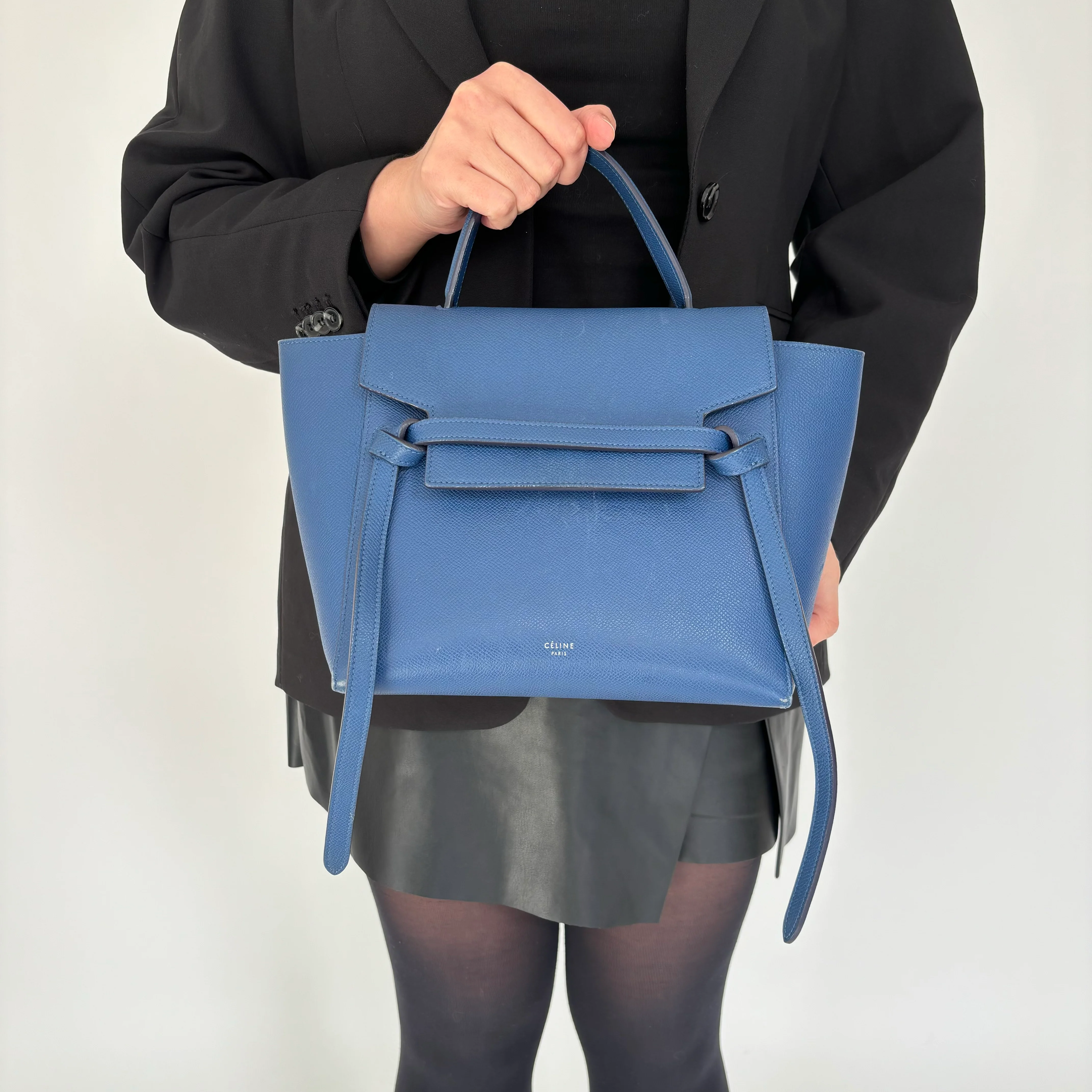 Celine Belt Bag Micro Blue - Image 10
