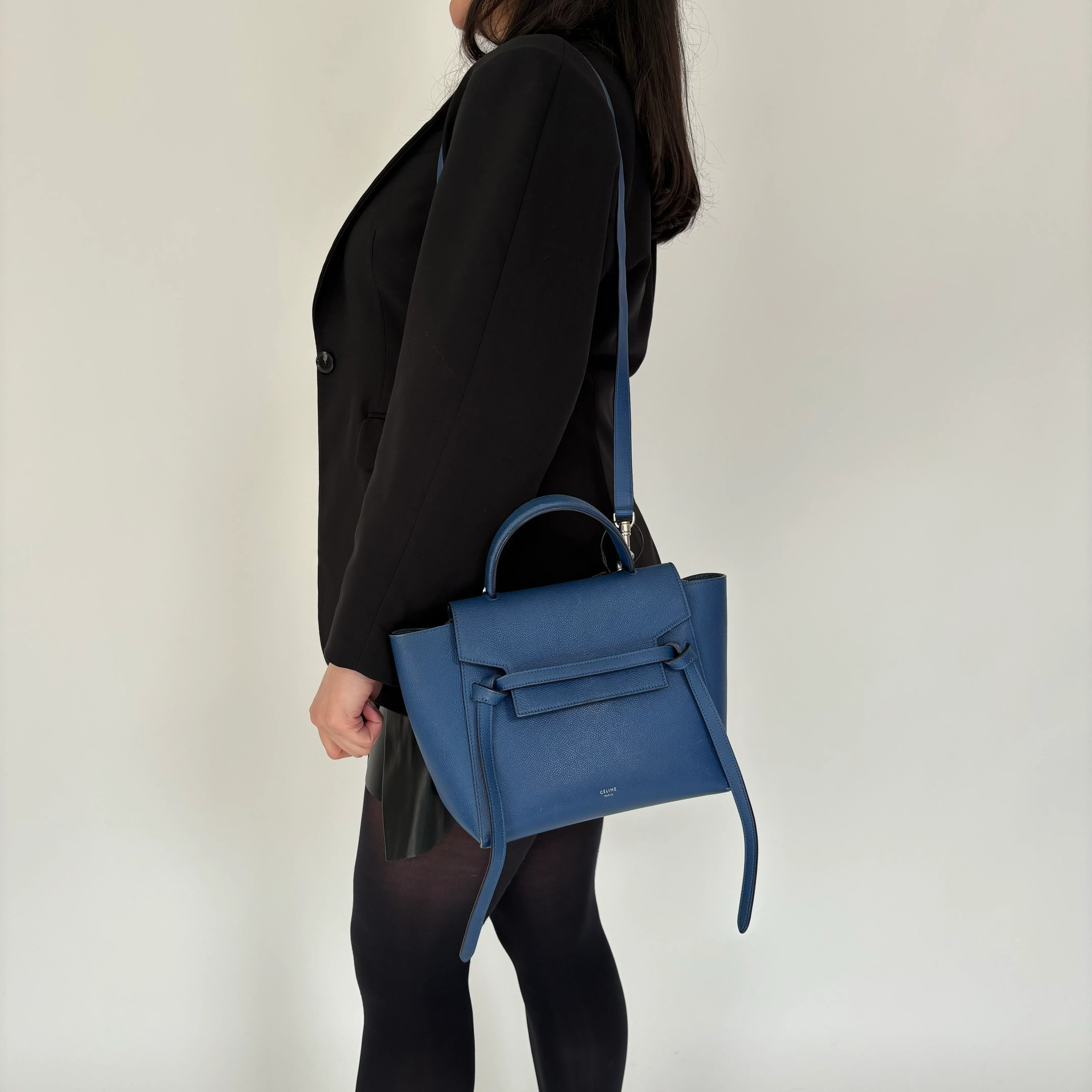 Celine Belt Bag Micro Blue - Image 11