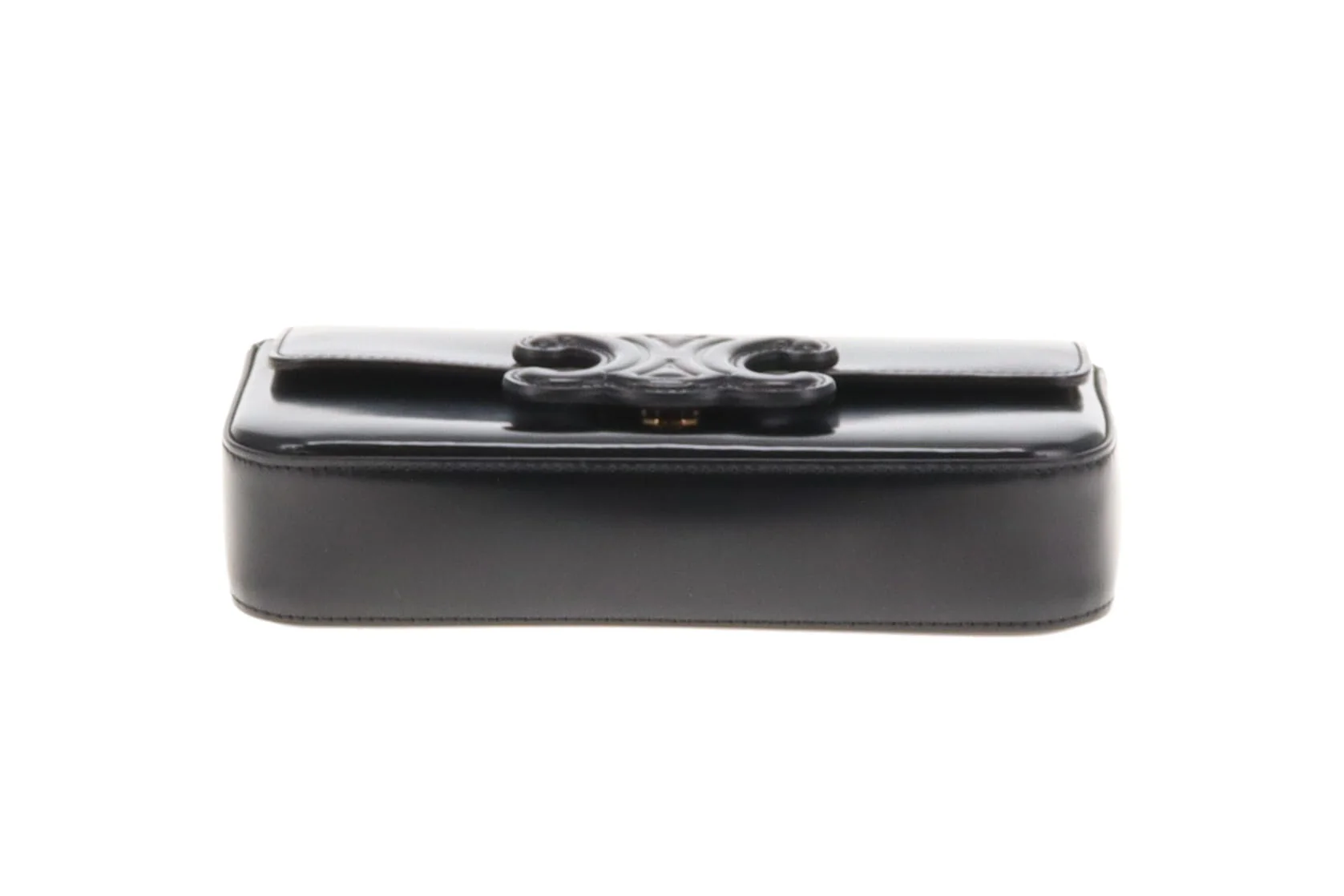 Celine Triomphe Chain Shoulder Bag Smooth Calfskin GHW - Image 9