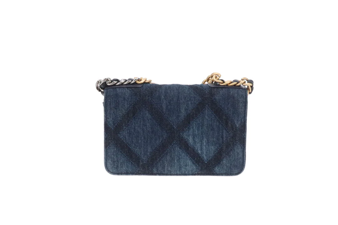 Chanel Wallet On Chain Chanel 19 Denim - Image 8