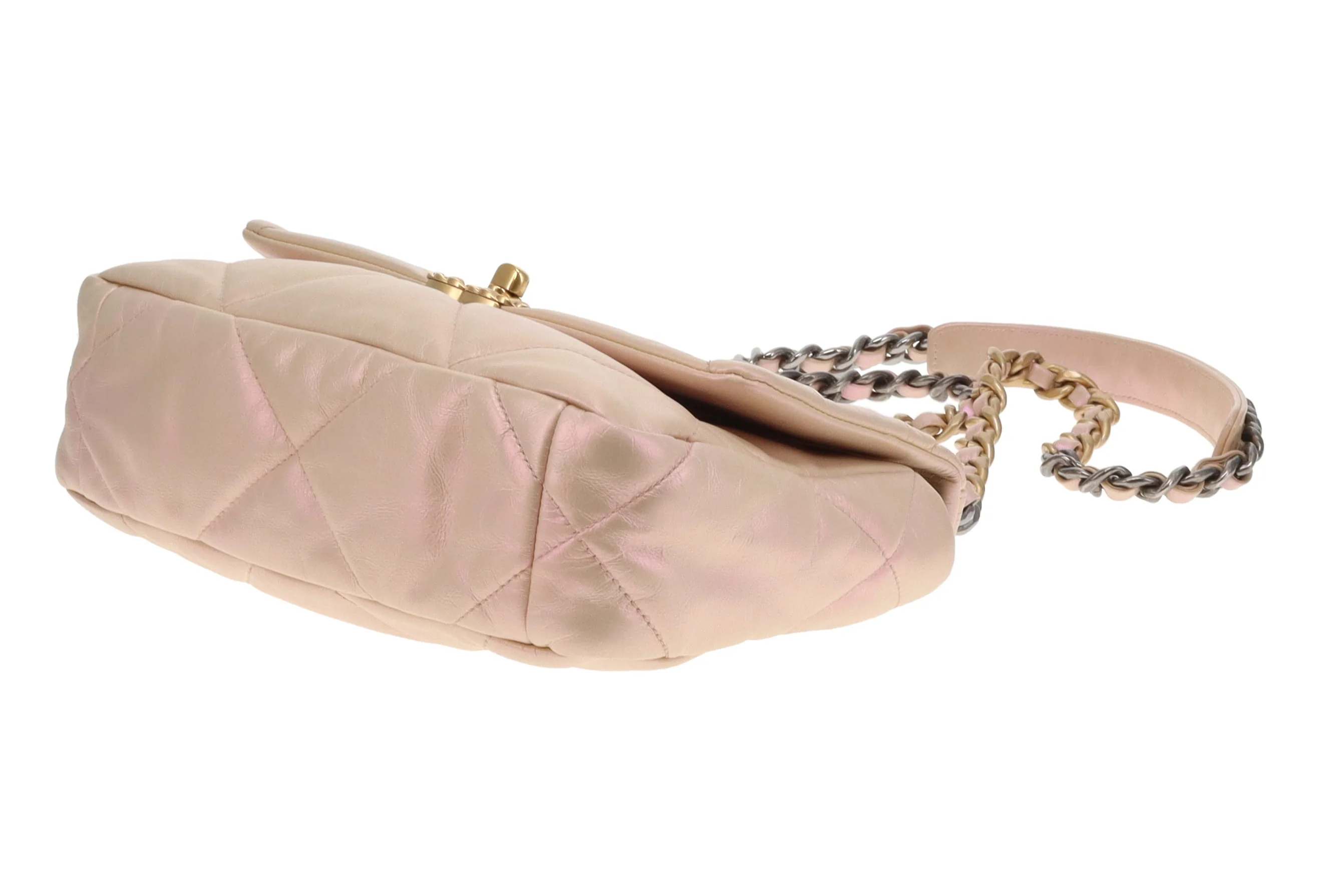 Chanel 19 Iridescent Leather Small (NFID) - Image 10
