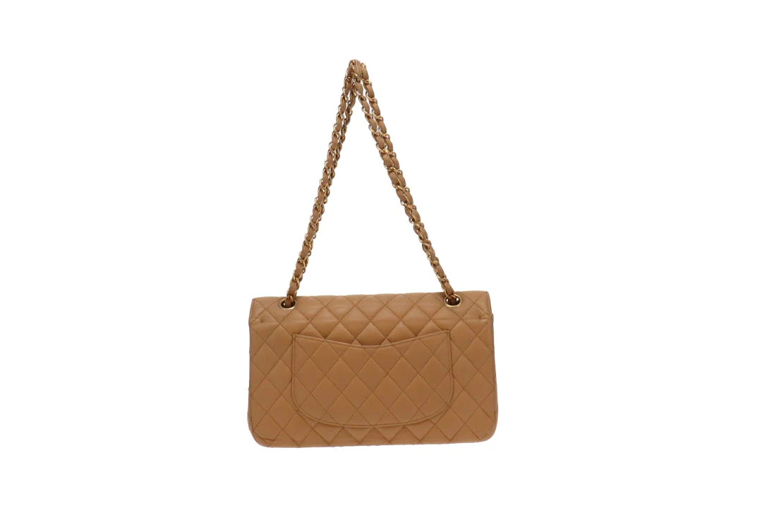 Chanel Classic Medium Double Flap Beige Caviar GH 2005/06 - Image 6