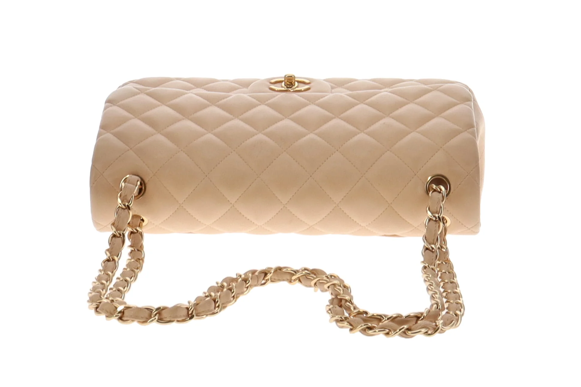Chanel Classic Jumbo Double Flap Beige Lambskin GH 2010/11 - Image 11