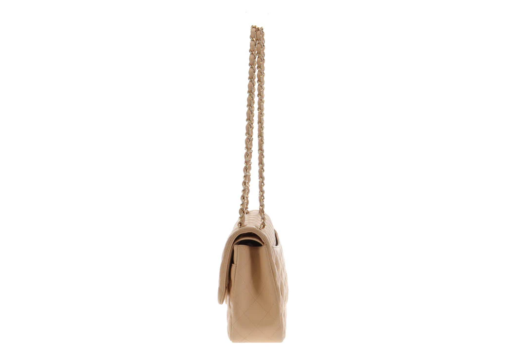 Chanel Classic Jumbo Double Flap Beige Lambskin GH 2010/11 - Image 8