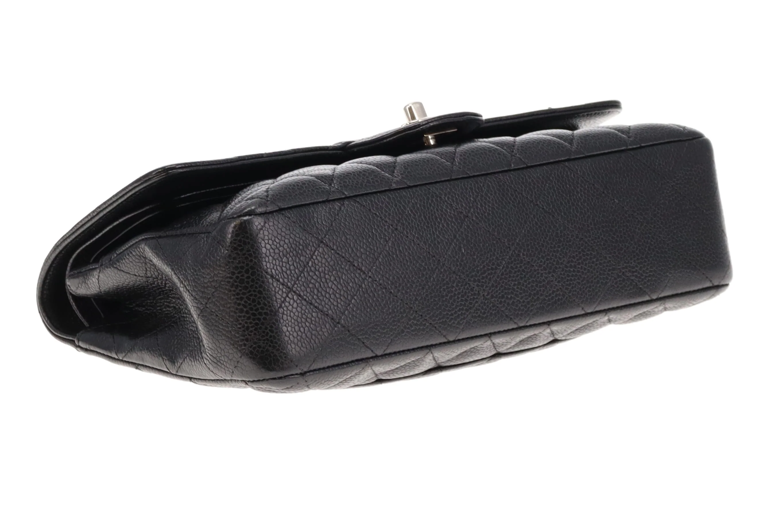 Chanel Classic Medium Double Flap Black Caviar SH 2011 - Image 14