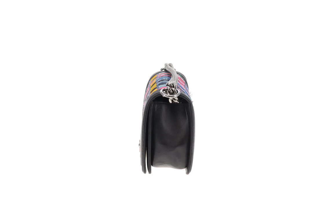 Chanel Boy Bag Old Medium Seasonal Multicolour Panels 2014 - Image 8