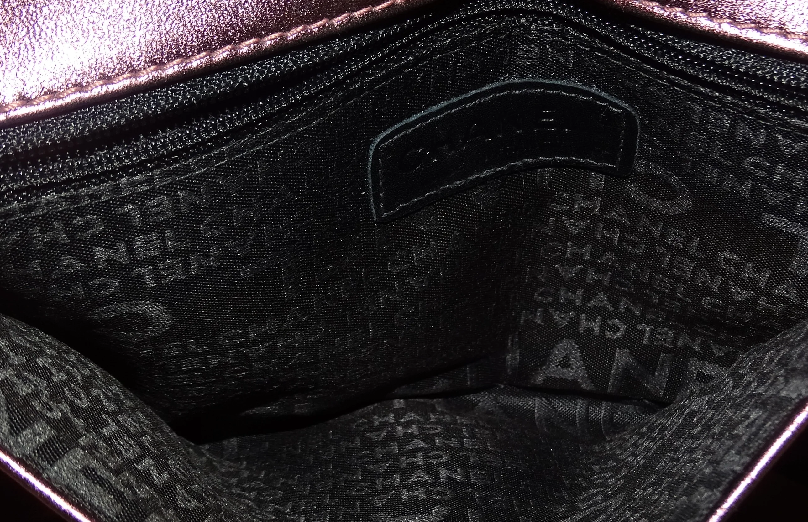 Chanel CC Quilted Pink Iridescent Calfskin Full Single Flap - Image 14
