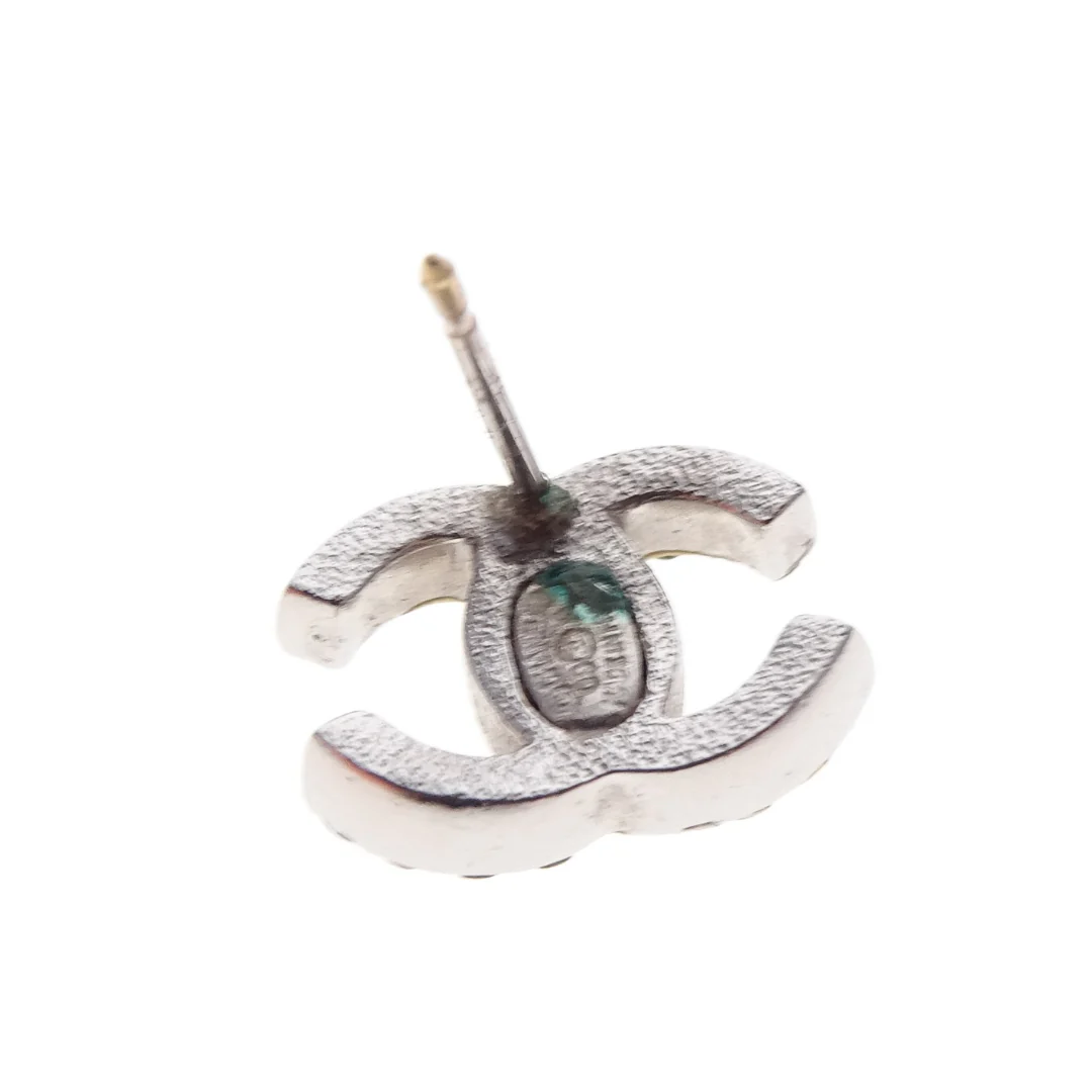 Chanel CC Strass Small Stud Earrings 2010 - Image 6