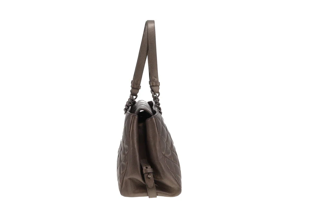 Chanel City Rock Shopping Tote In Metallic Goatskin 2015/16 - Image 5