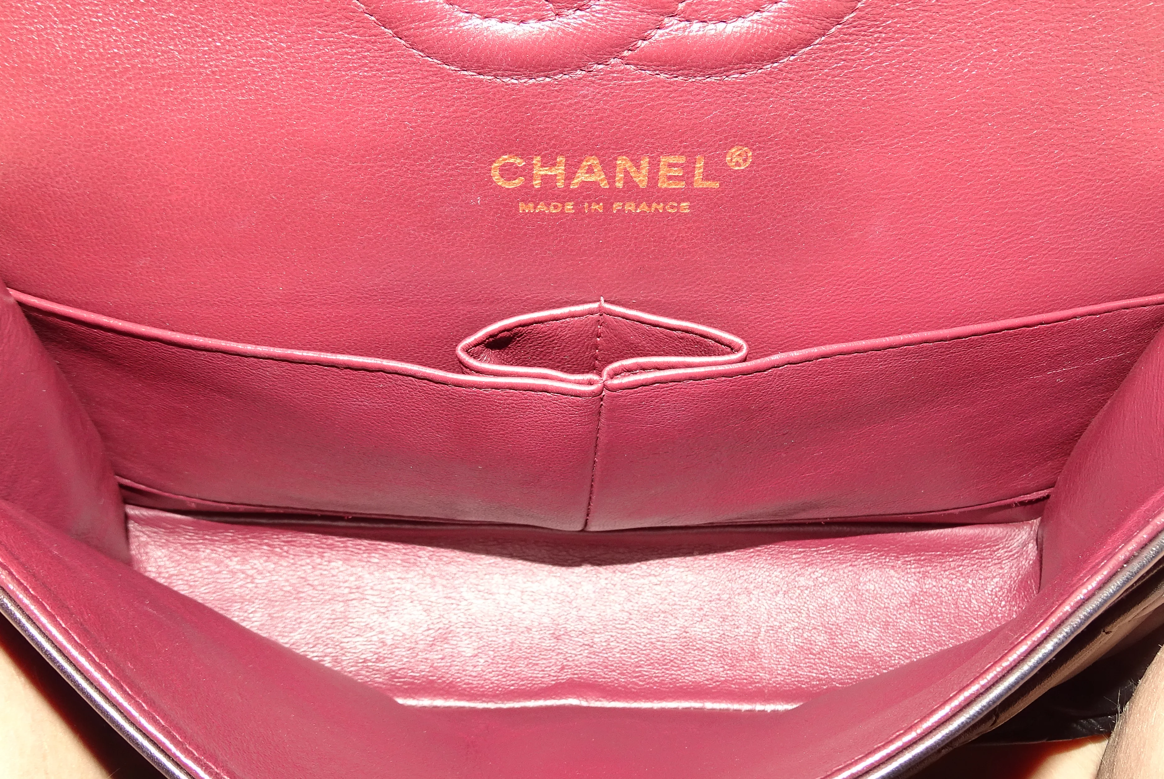 Chanel Classic Double Flap Medium Lambskin With Gold Hardware 2010 - Image 12