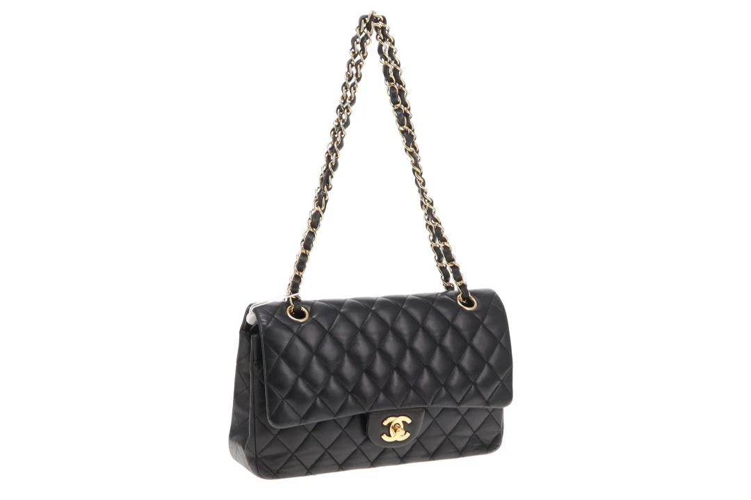 Chanel Classic Double Flap Medium Lambskin With Gold Hardware 2010 - Image 8