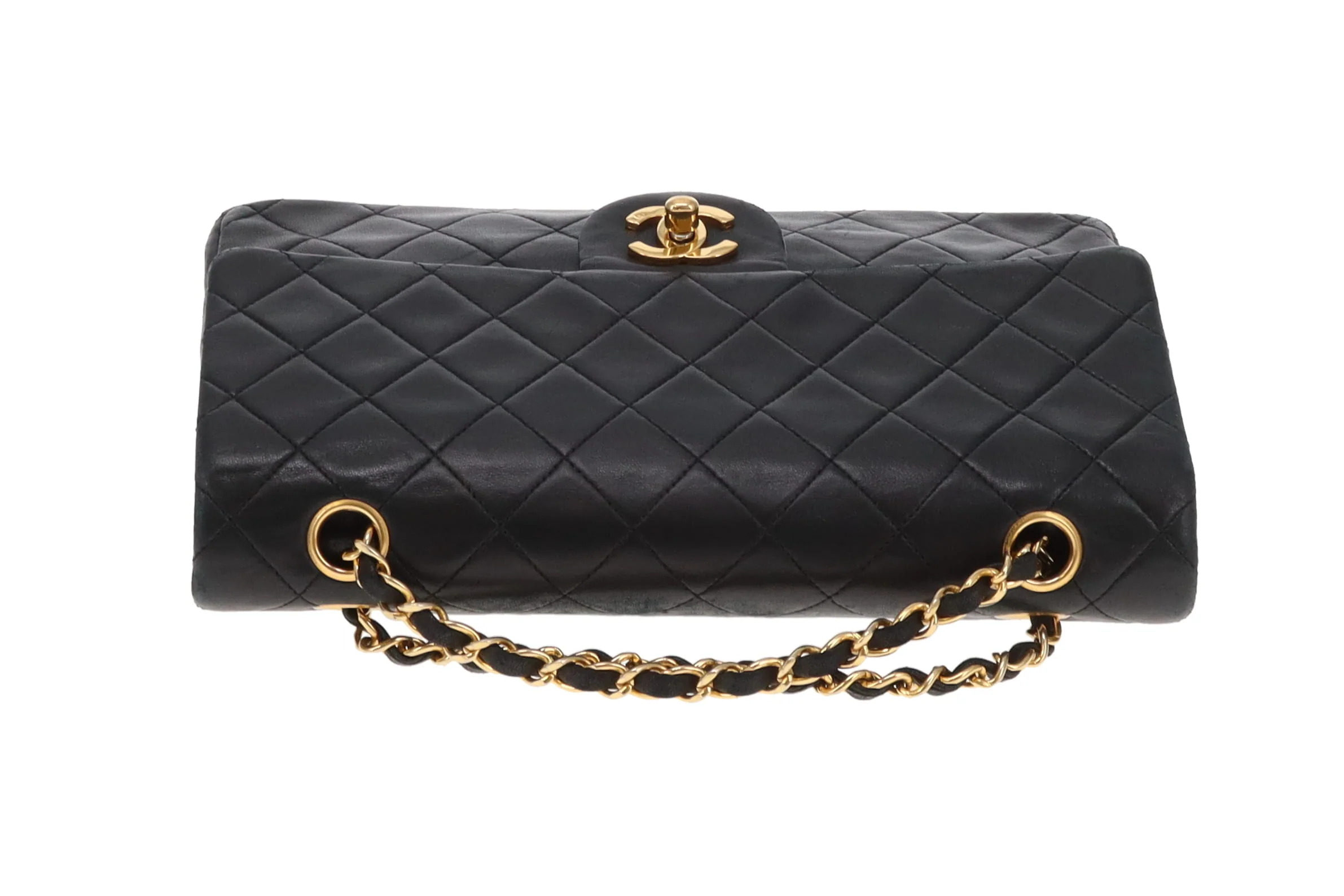 Chanel Classic Double Flap Vintage Black Lambskin 1989/91 GH - Image 11