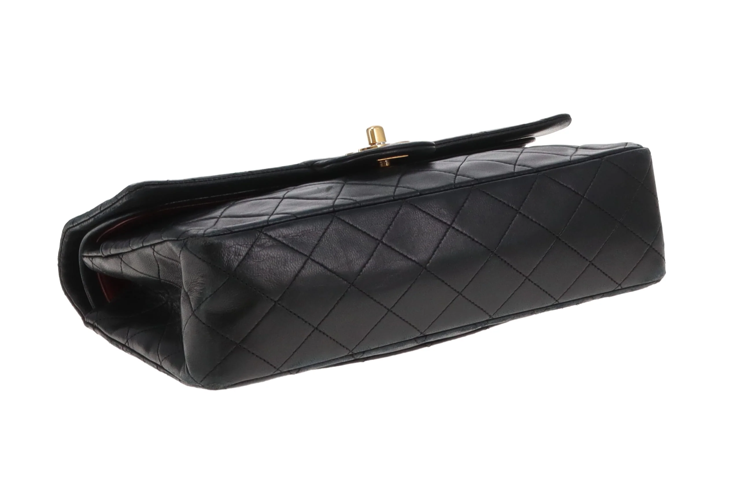 Chanel Classic Double Flap Vintage Black Lambskin 1989/91 GH - Image 14