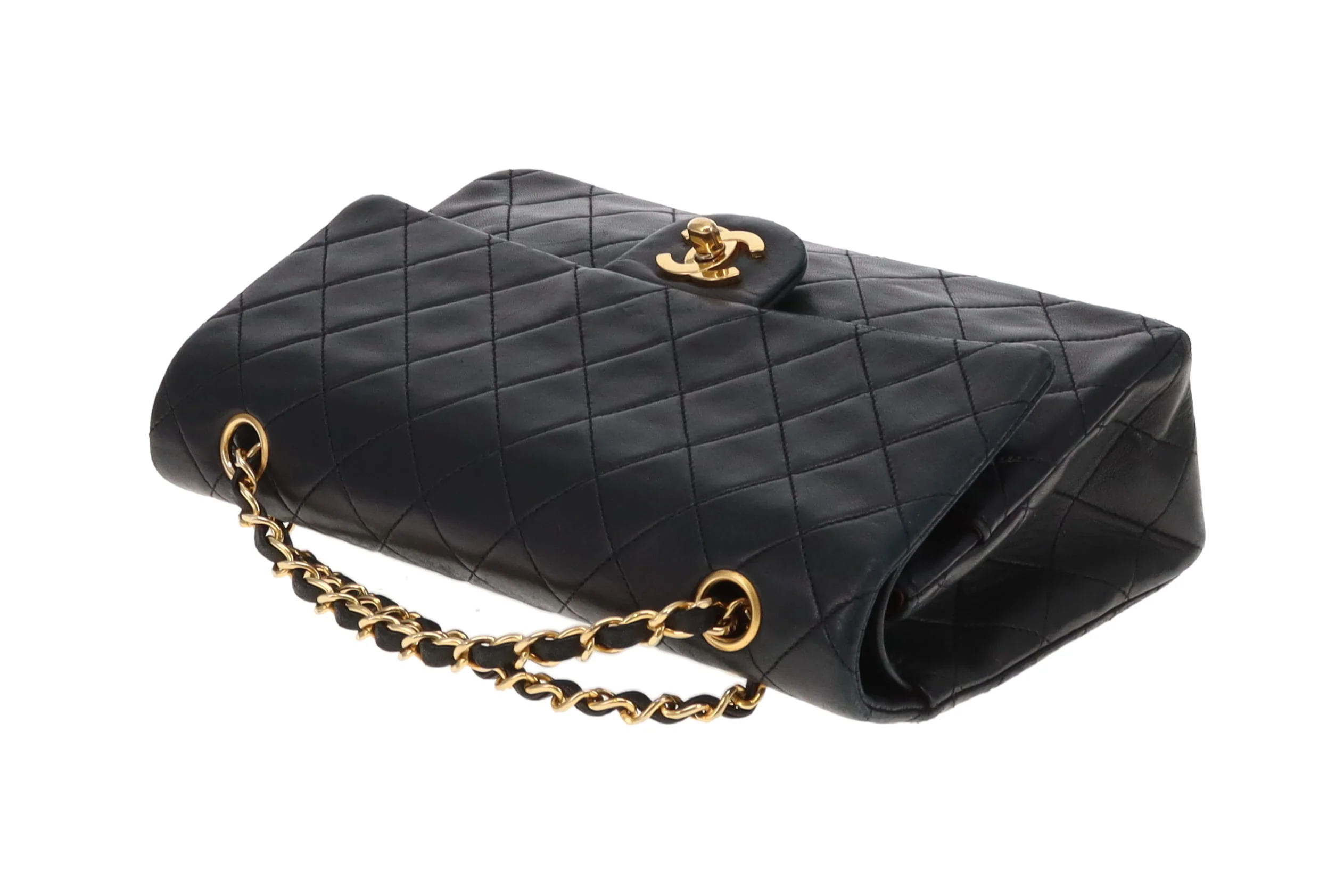 Chanel Classic Double Flap Vintage Black Lambskin 1989/91 GH - Image 15