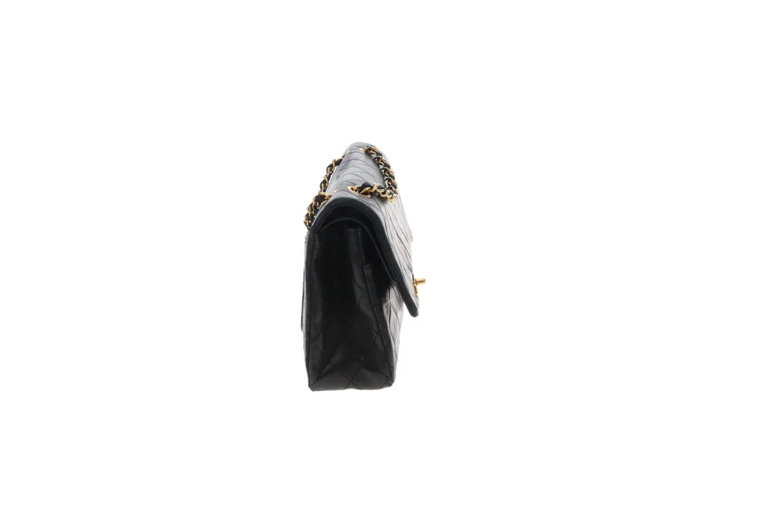 Chanel Classic Double Flap Vintage Black Lambskin 1989/91 GH - Image 8