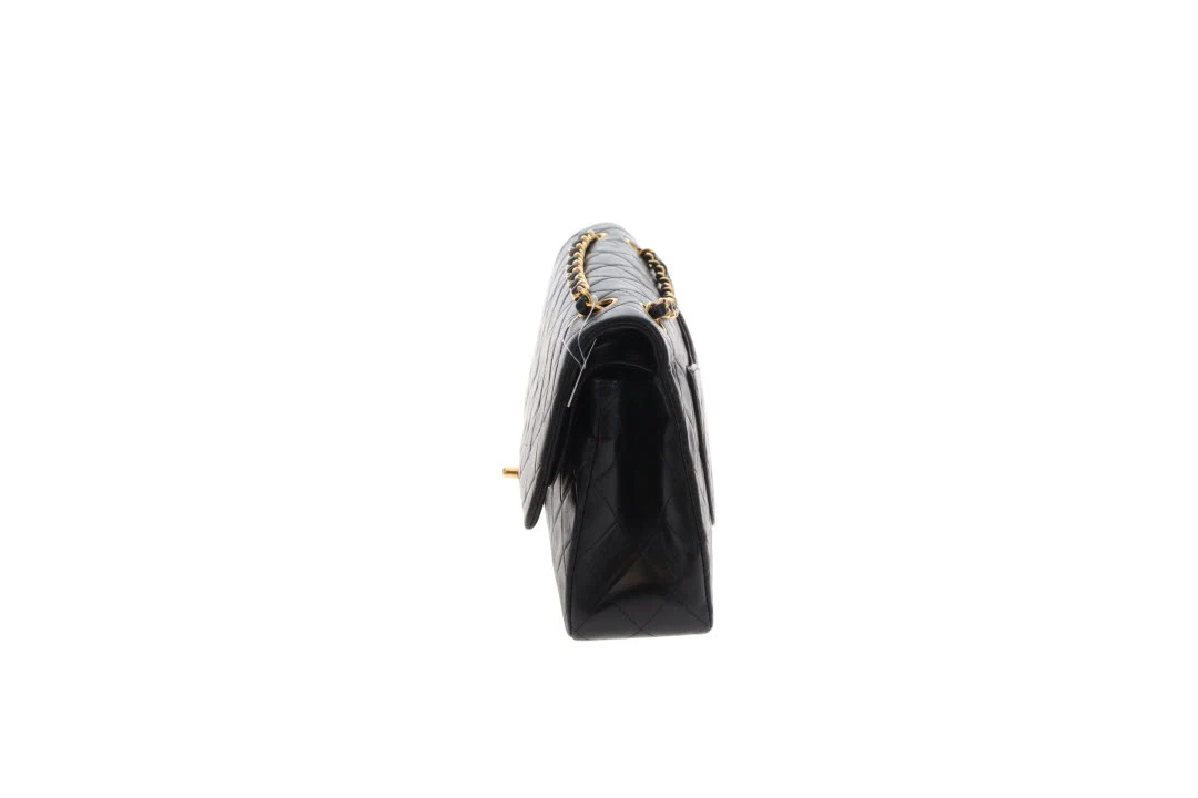 Chanel Classic Double Flap Medium Black GHW 1996/97 - Image 7