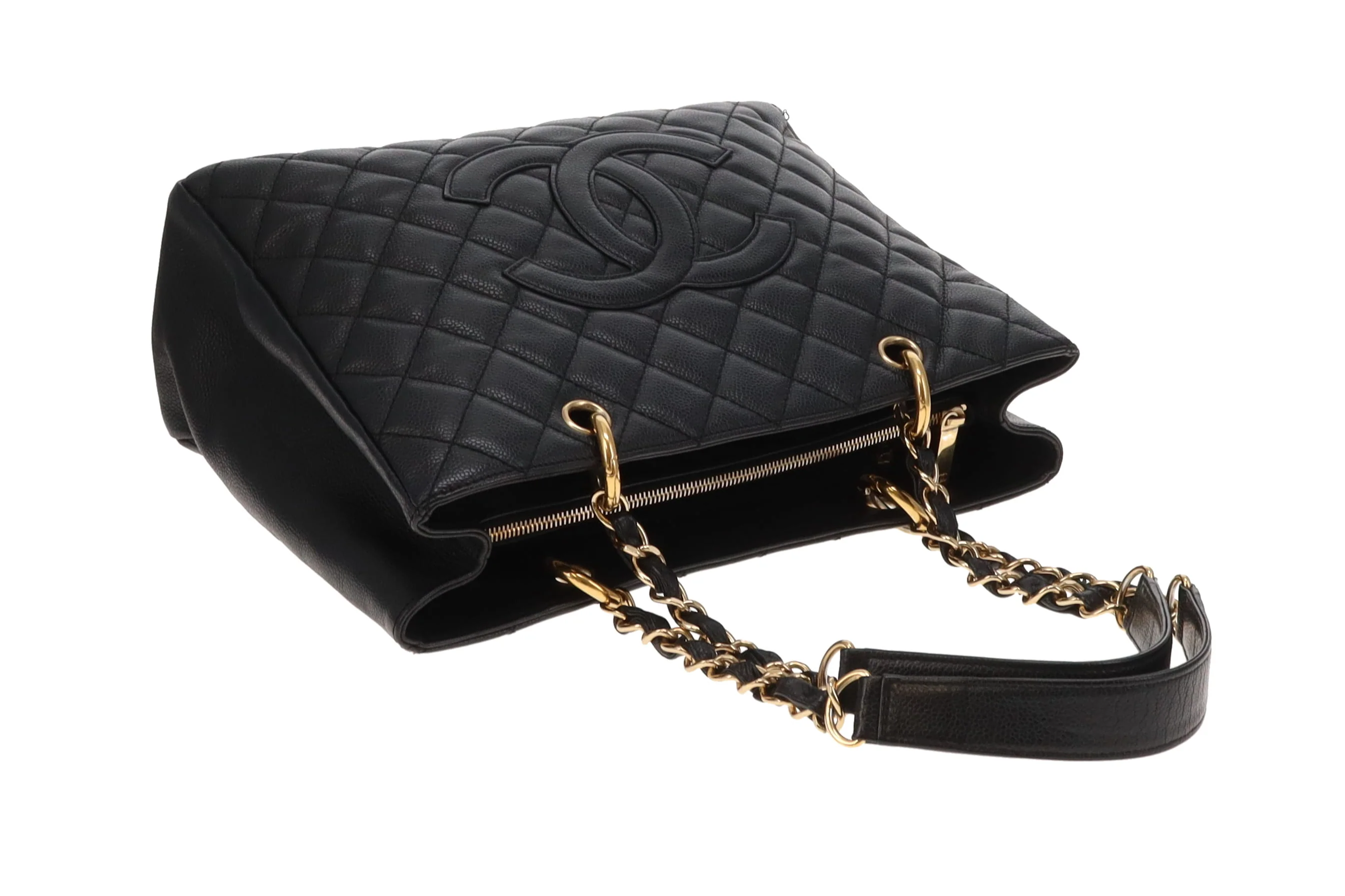 Chanel GST Grand Shopping Tote Black Caviar Leather 2008 - Image 10