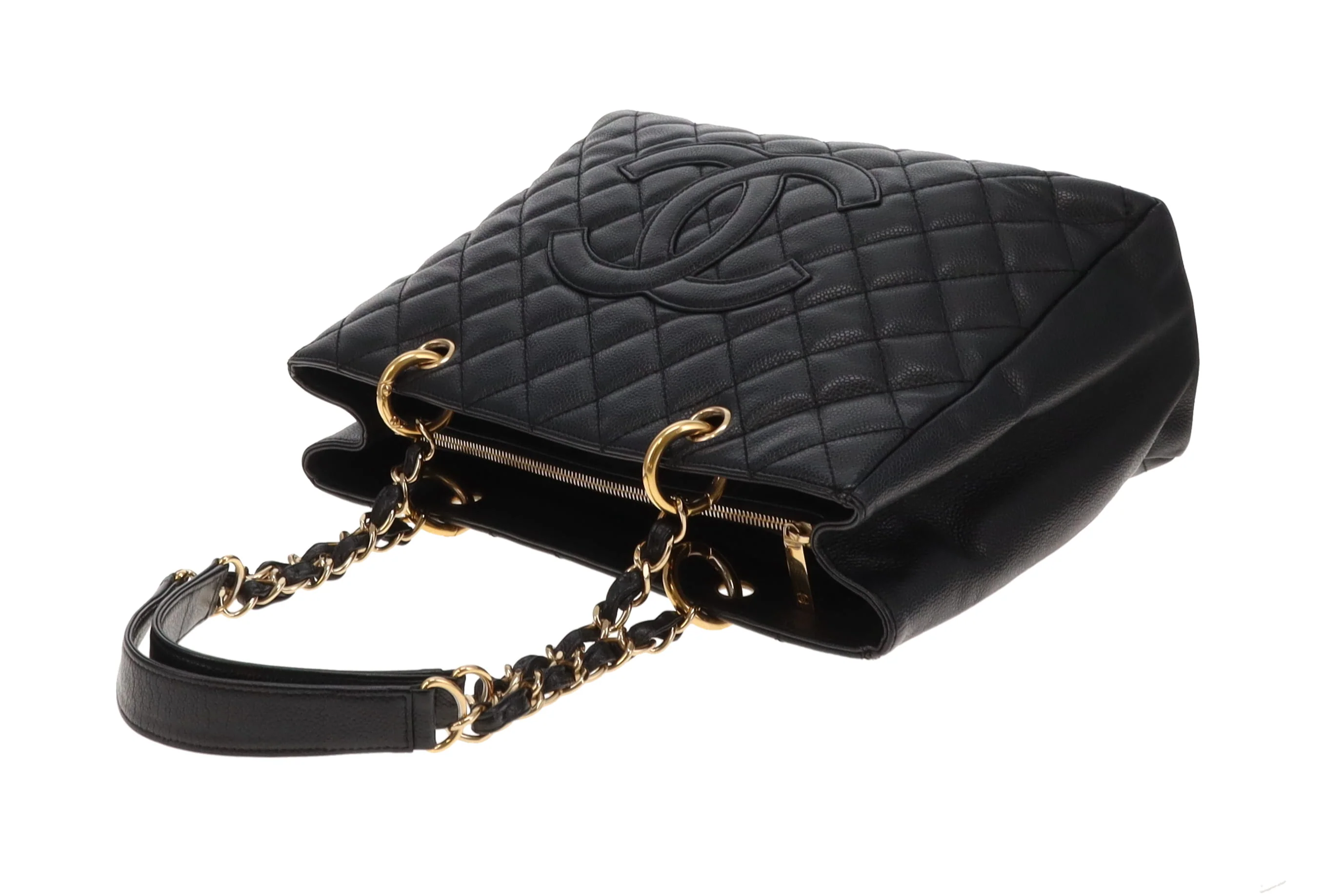 Chanel GST Grand Shopping Tote Black Caviar Leather 2008 - Image 13