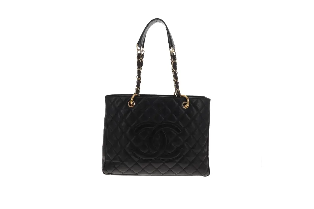 Chanel GST Grand Shopping Tote Black Caviar Leather 2008 - Image 4
